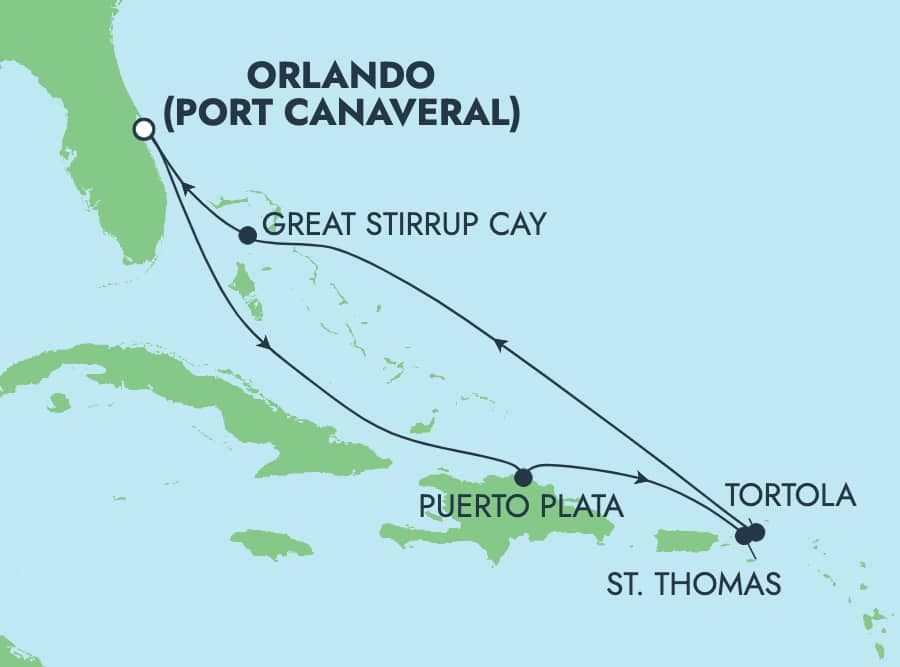 7 nights Caribbean cruise on Norwegian Getaway 
from 🇺🇸 Cape Canaveral 