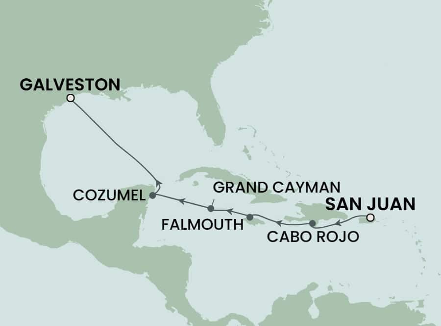 7 nights Caribbean cruise on Norwegian Prima
from 🇵🇷 San Juan to 🇺🇸 Galveston