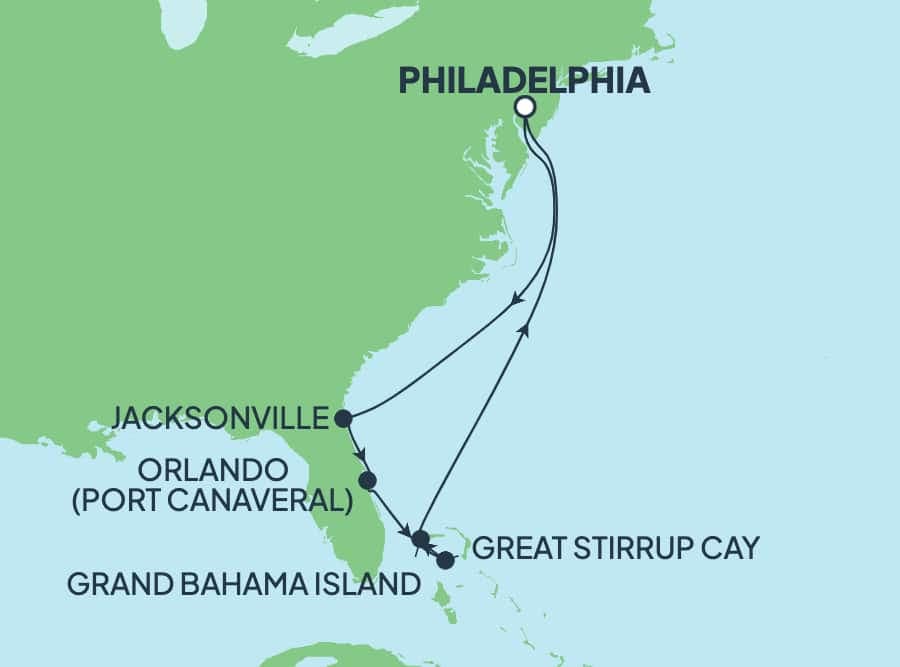 8 nights Caribbean cruise on Norwegian Pearl 
from 🇺🇸 Philadelphia 