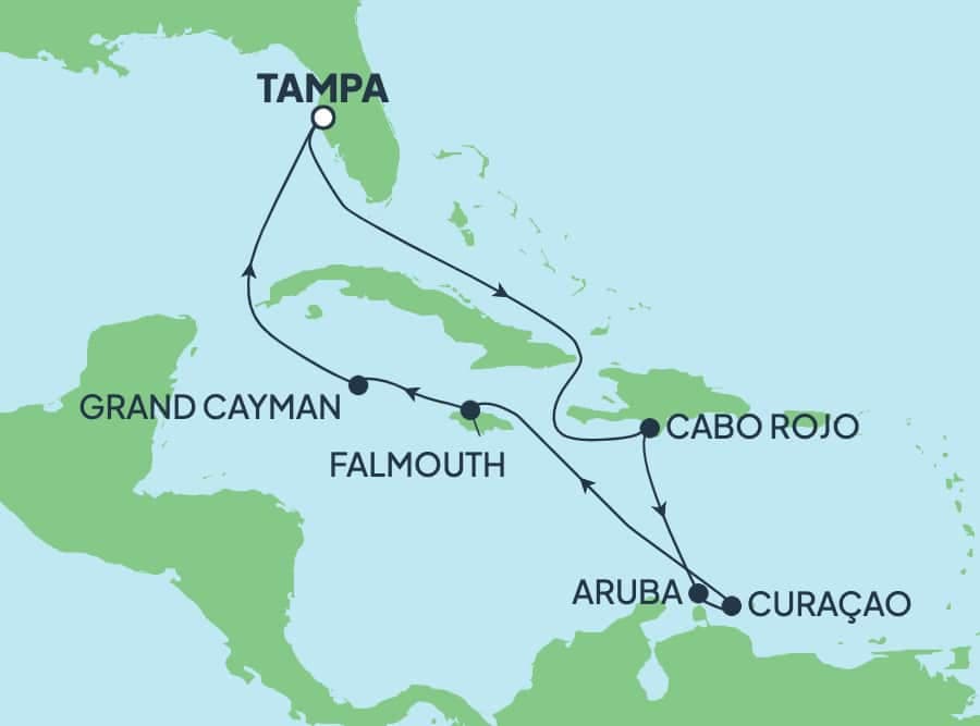 10 nights Caribbean cruise on Norwegian Gem 
from 🇺🇸 Tampa 