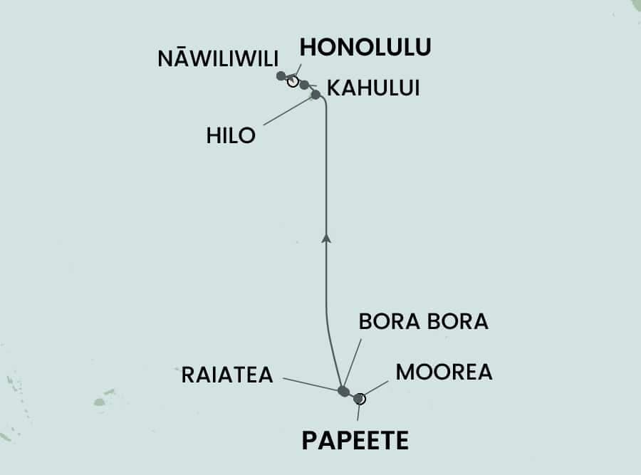 12 nights Hawaiian cruise on Norwegian Spirit
from ๐ต๐ซ Papeete to ๐บ๐ธ Honolulu