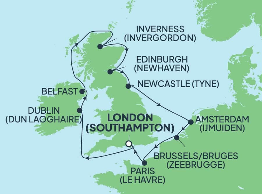 11 nights North European cruise on Norwegian Star 
from 🇬🇧 Southampton 