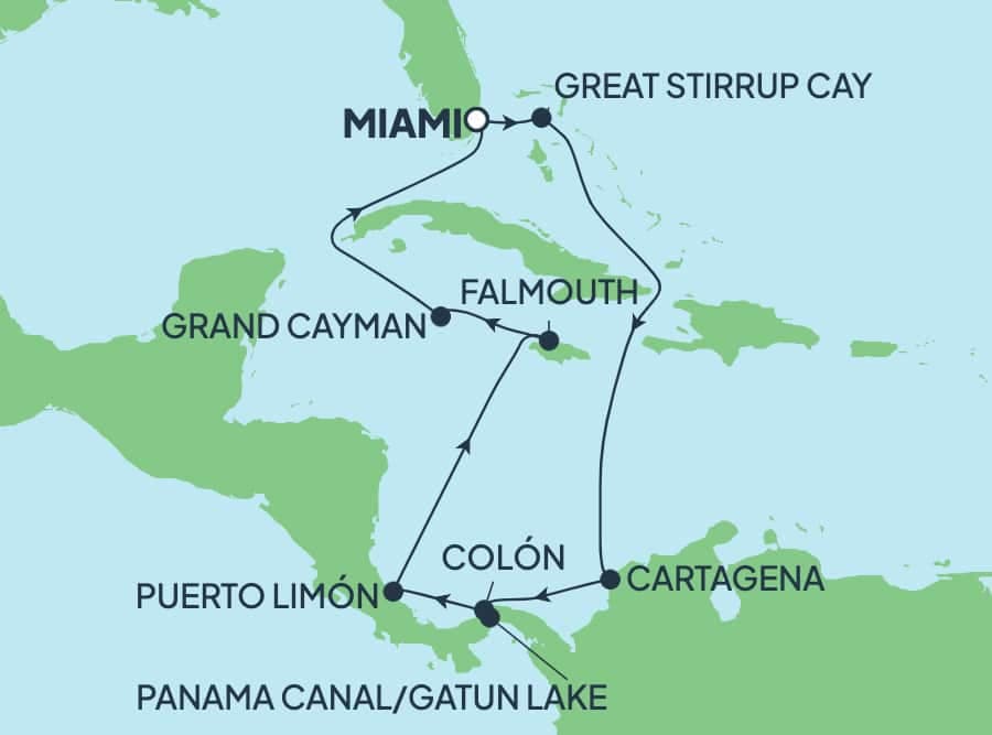 11 nights Panama canal cruise on Norwegian Sun 
from 🇺🇸 Miami 