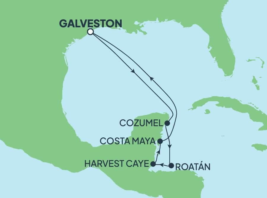 7 nights Caribbean cruise on Norwegian Viva 
from 🇺🇸 Galveston 