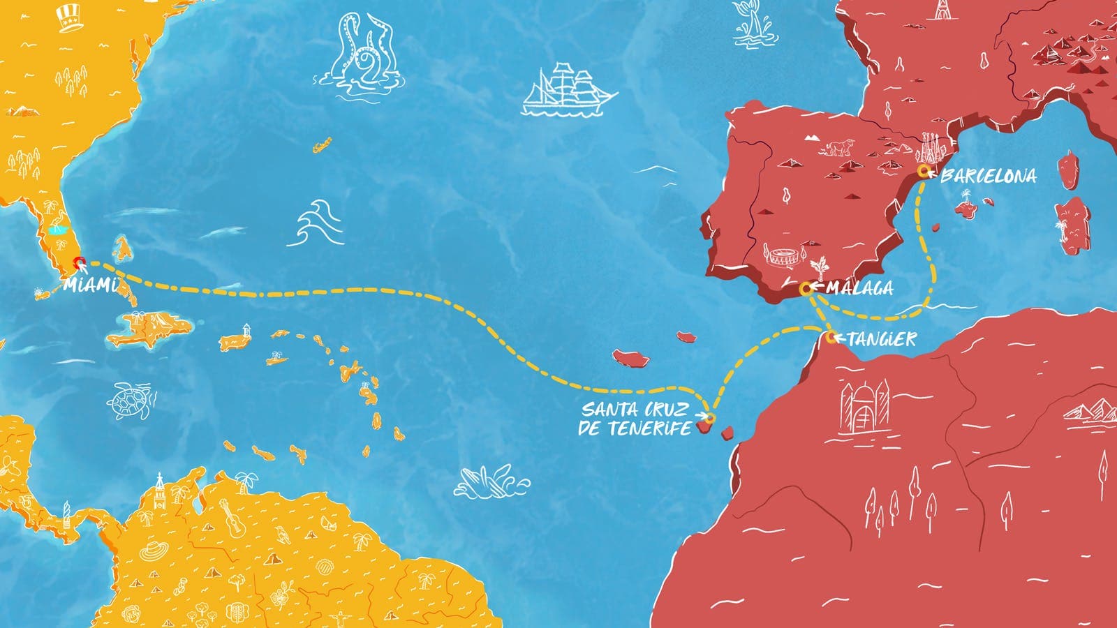 14 nights Transatlantic cruise on Resilient Lady
from 🇺🇸 Miami to 🇪🇸 Barcelona