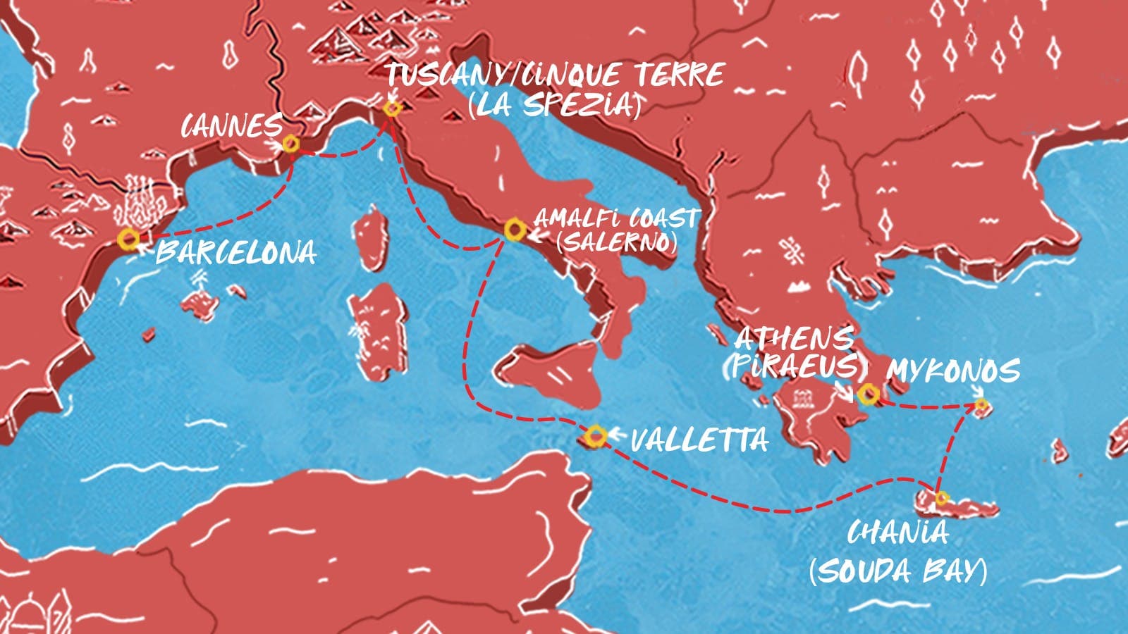 10 nights Mediterranean cruise on Valiant Lady
from 🇪🇸 Barcelona to 🇬🇷 Piraeus