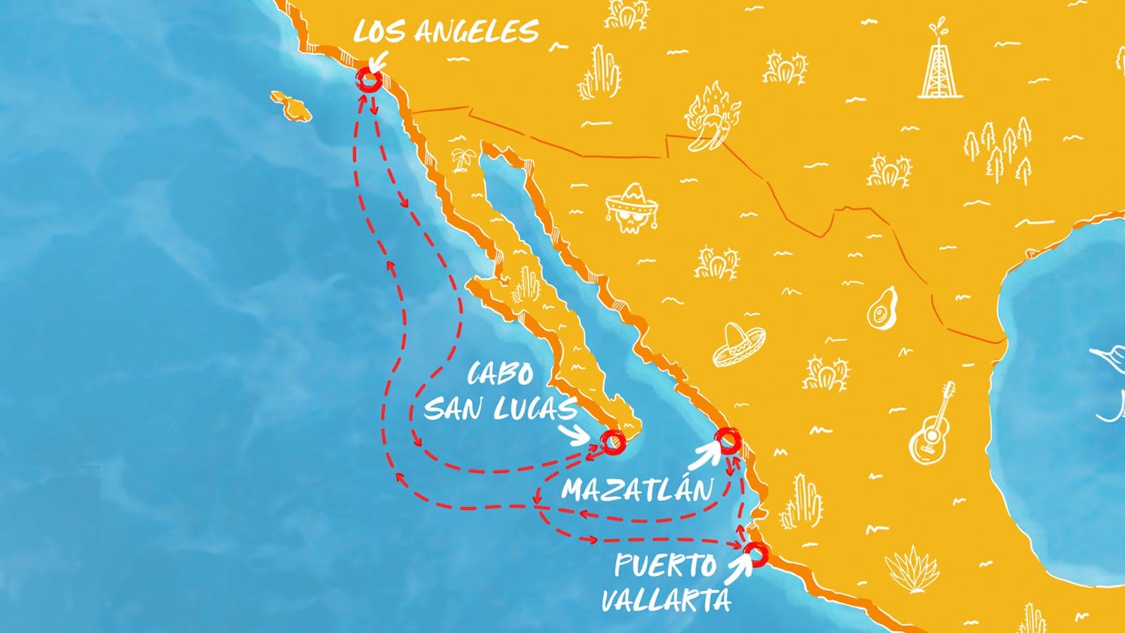 7 nights Mexican cruise on Brilliant Lady
from 🇺🇸 Los Angeles