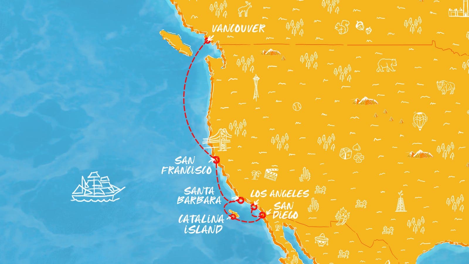 8 nights North East American cruise on Brilliant Lady
from 🇨🇦 Vancouver to 🇺🇸 Los Angeles