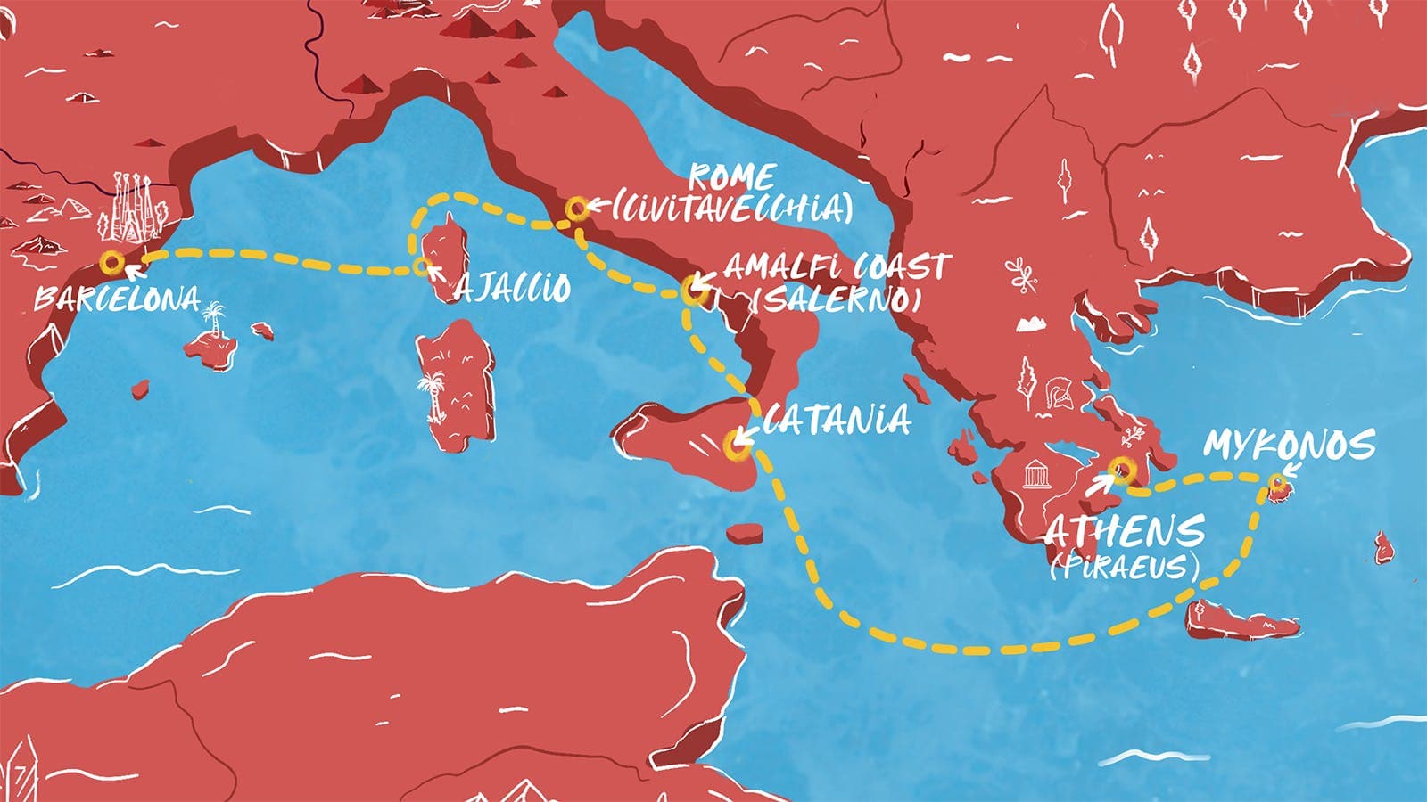 8 nights Mediterranean cruise on Scarlet Lady
from 🇪🇸 Barcelona to 🇬🇷 Piraeus