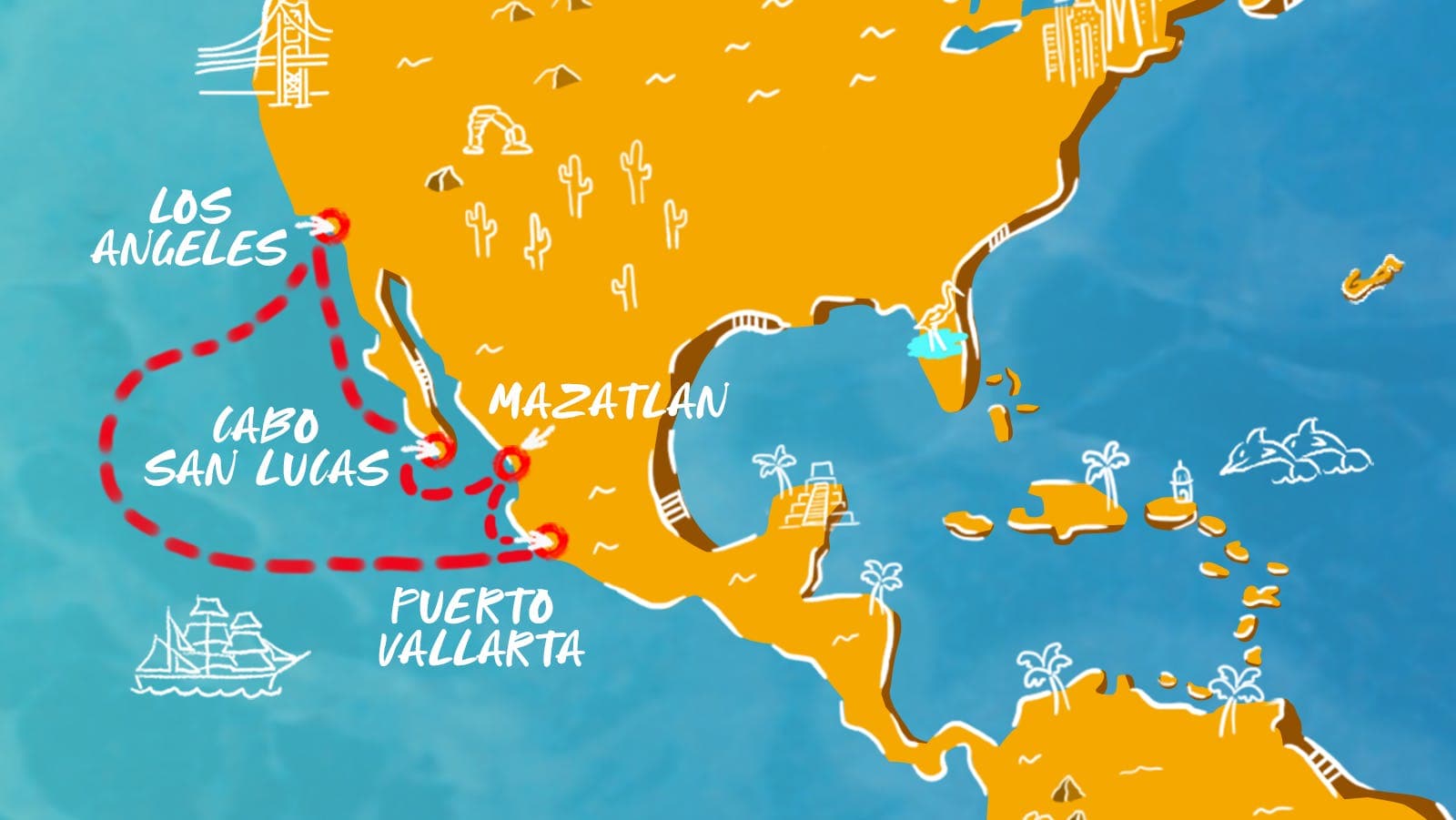 7 nights Mexican cruise on Brilliant Lady
from 🇺🇸 Los Angeles