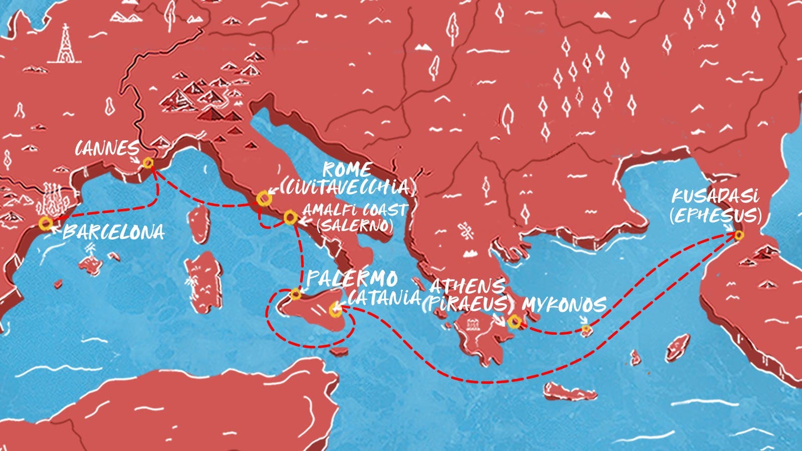 11 nights Mediterranean cruise on Valiant Lady
from 🇬🇷 Piraeus to 🇪🇸 Barcelona