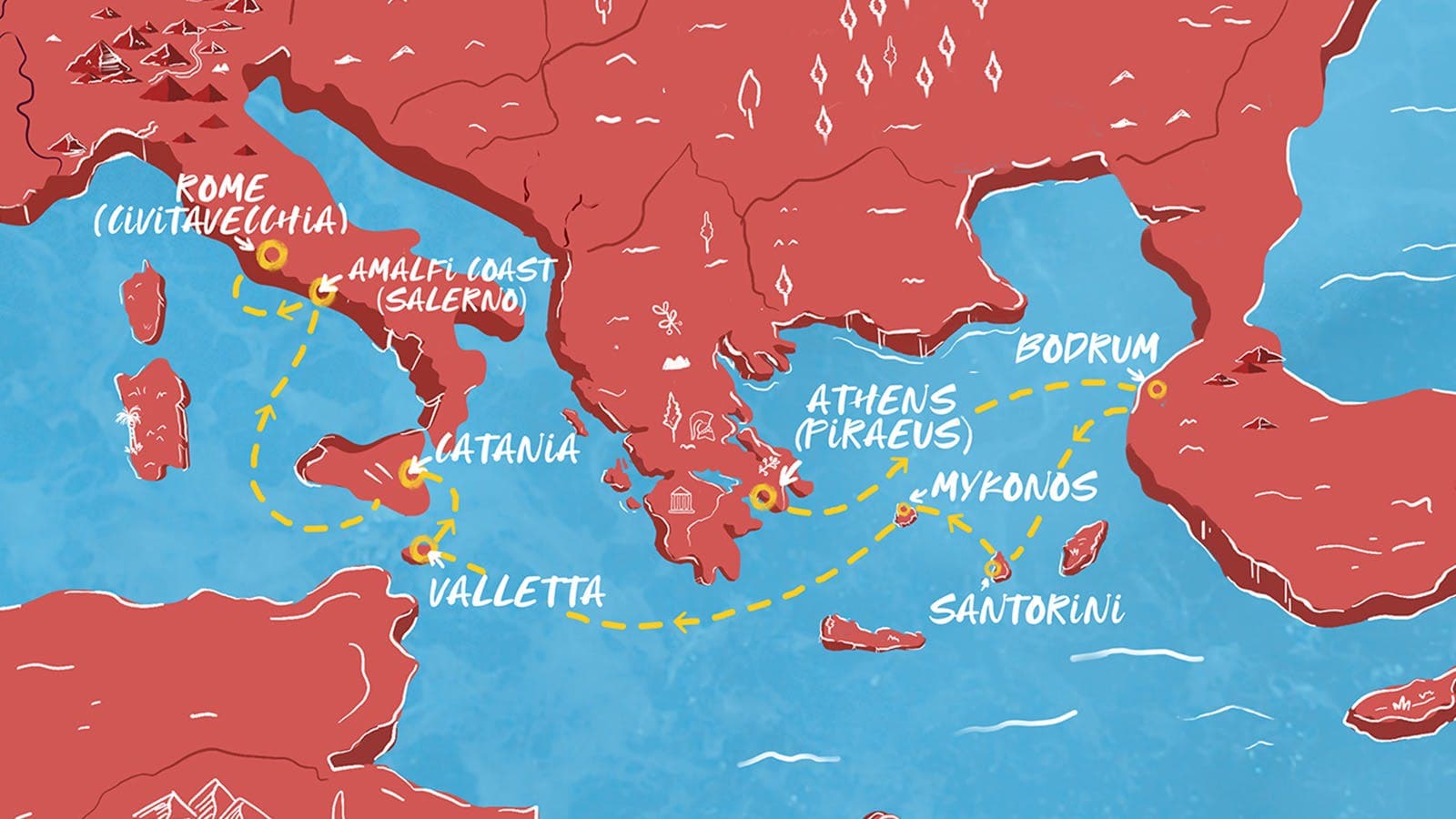 9 nights Mediterranean cruise on Scarlet Lady
from 🇬🇷 Piraeus to 🇮🇹 Civitavecchia