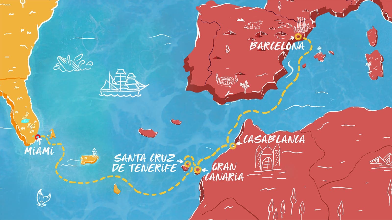 14 nights Transatlantic cruise on Scarlet Lady
from 🇪🇸 Barcelona to 🇺🇸 Miami