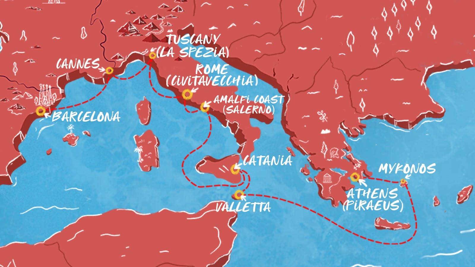 10 nights Mediterranean cruise on Scarlet Lady
from 🇪🇸 Barcelona to 🇬🇷 Piraeus