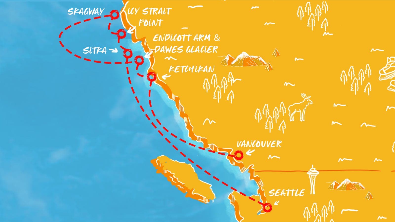 8 nights Alaskan cruise on Brilliant Lady
from 🇺🇸 Seattle to 🇨🇦 Vancouver