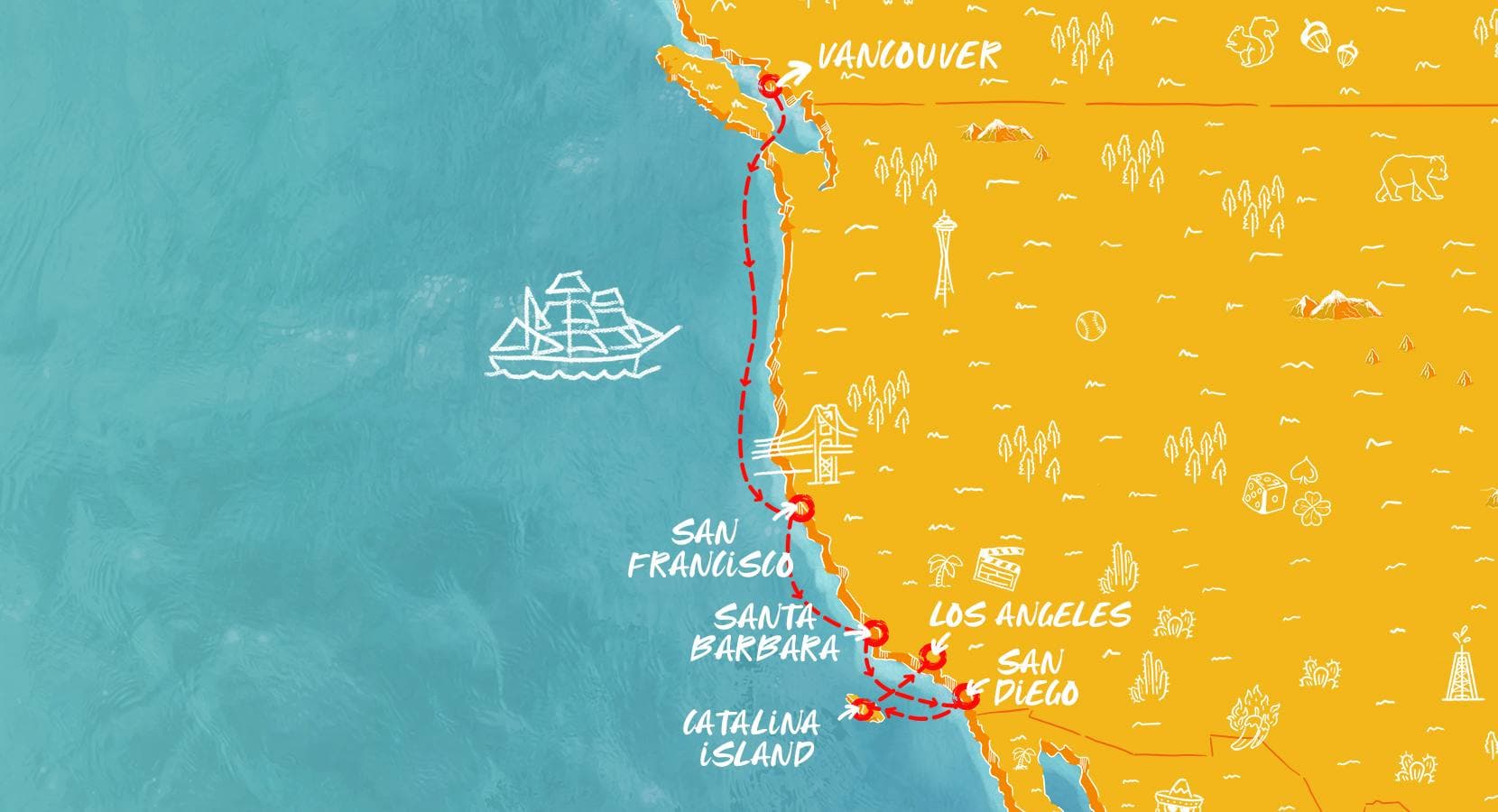 8 nights North East American cruise on Brilliant Lady
from 🇨🇦 Vancouver to 🇺🇸 Los Angeles
