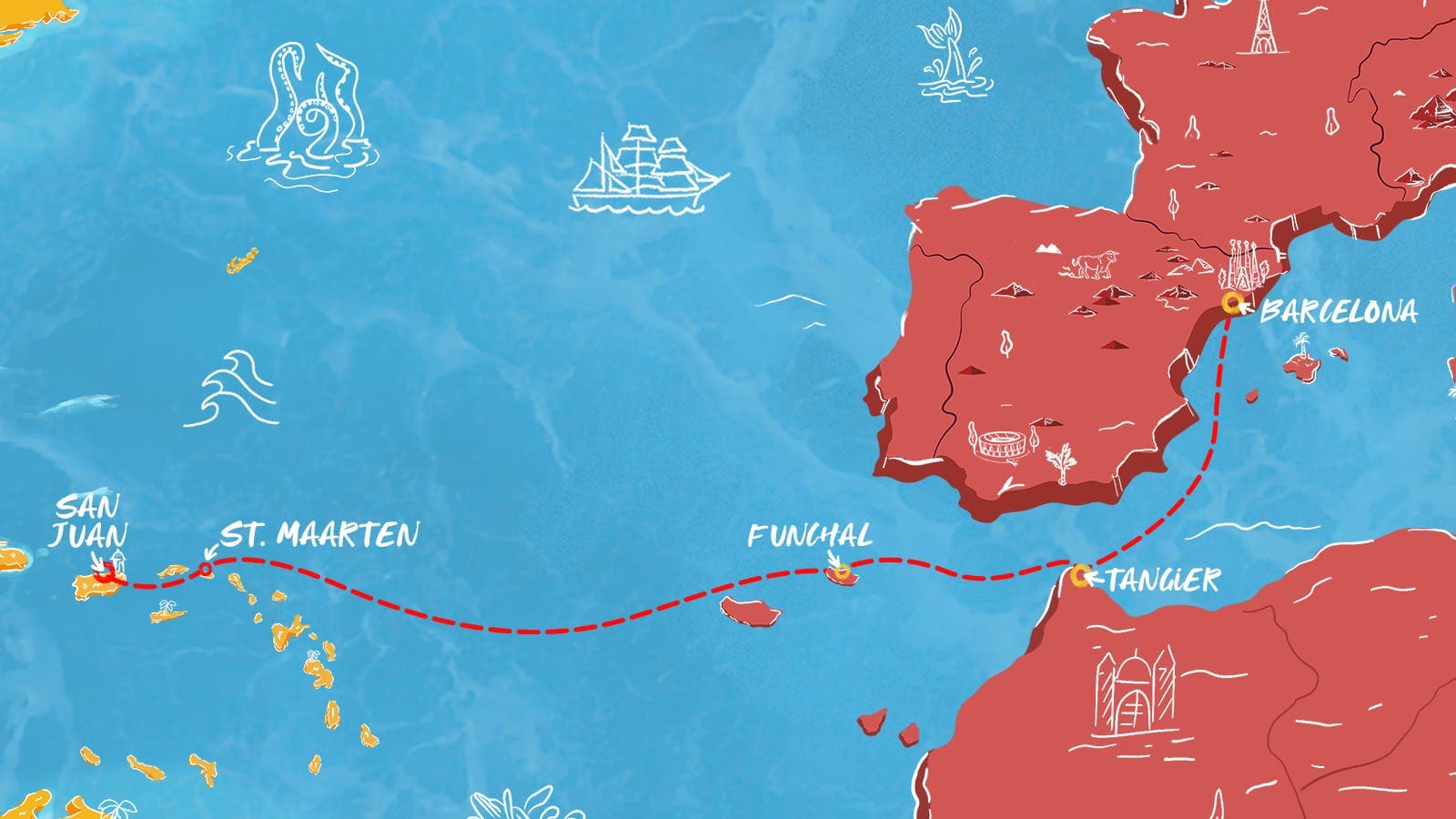 12 nights Transatlantic cruise on Scarlet Lady
from 🇵🇷 San Juan to 🇪🇸 Barcelona