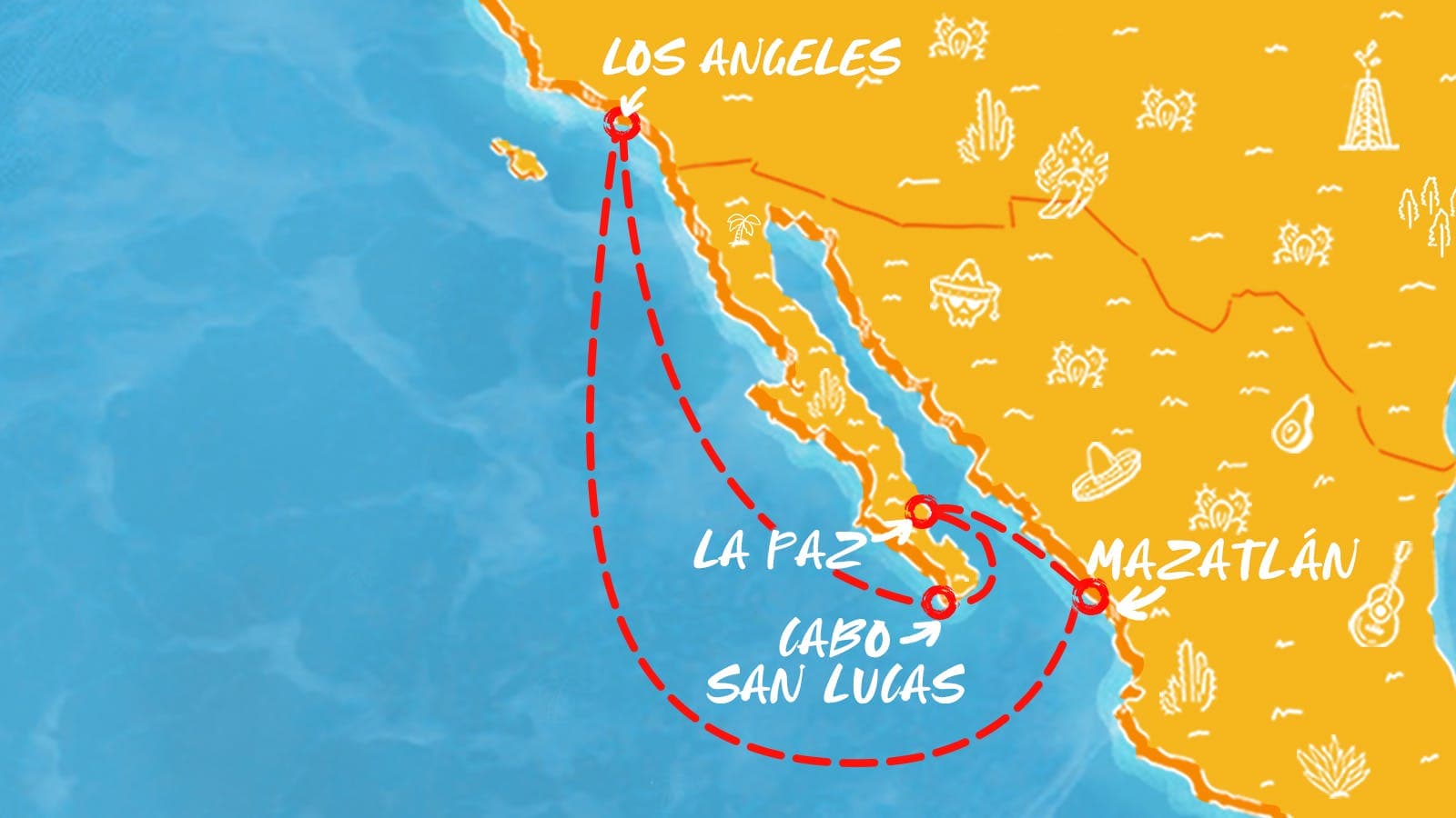 7 nights Mexican cruise on Brilliant Lady
from 🇺🇸 Los Angeles
