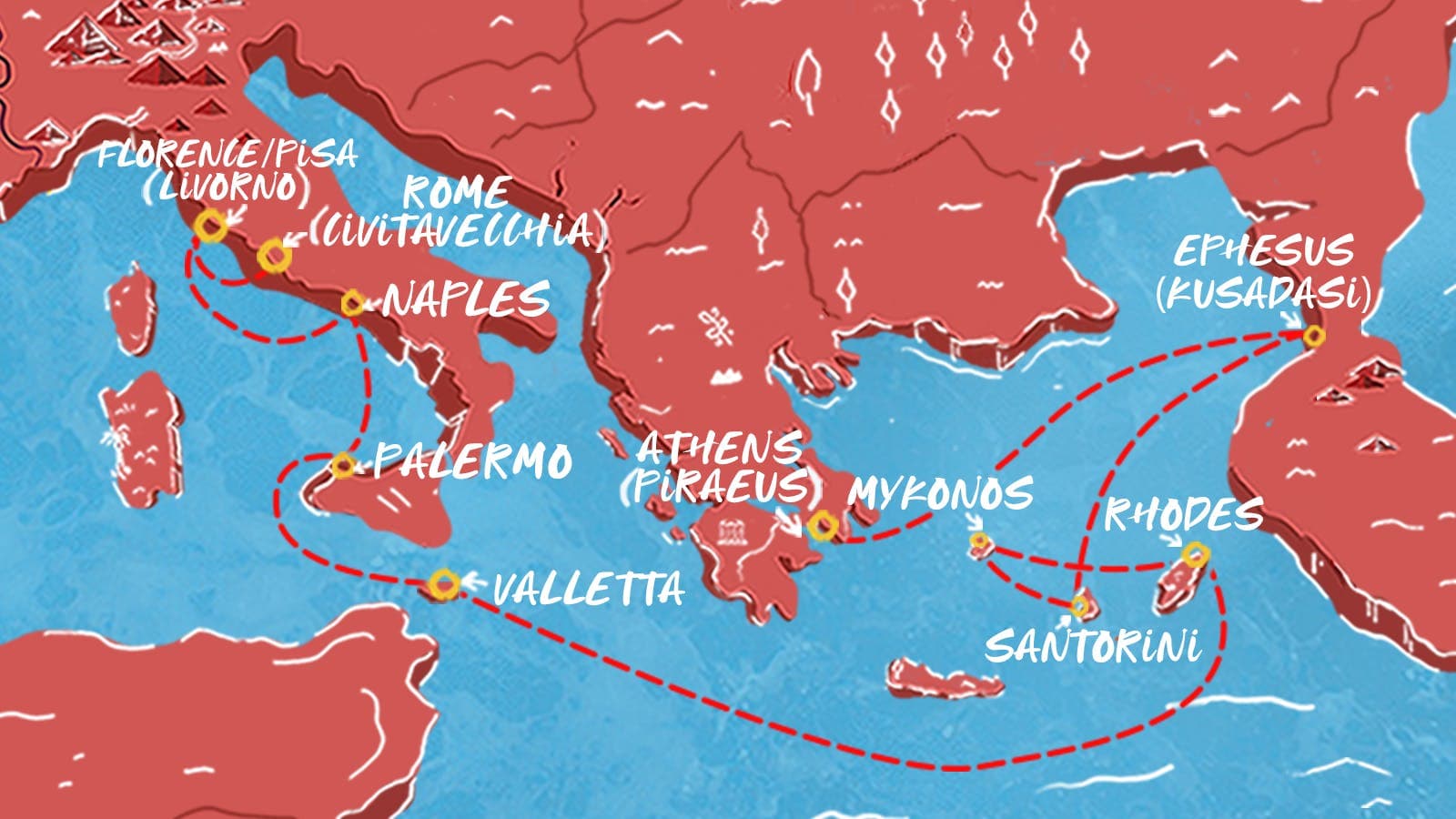 12 nights Mediterranean cruise on Scarlet Lady
from 🇮🇹 Civitavecchia to 🇬🇷 Piraeus