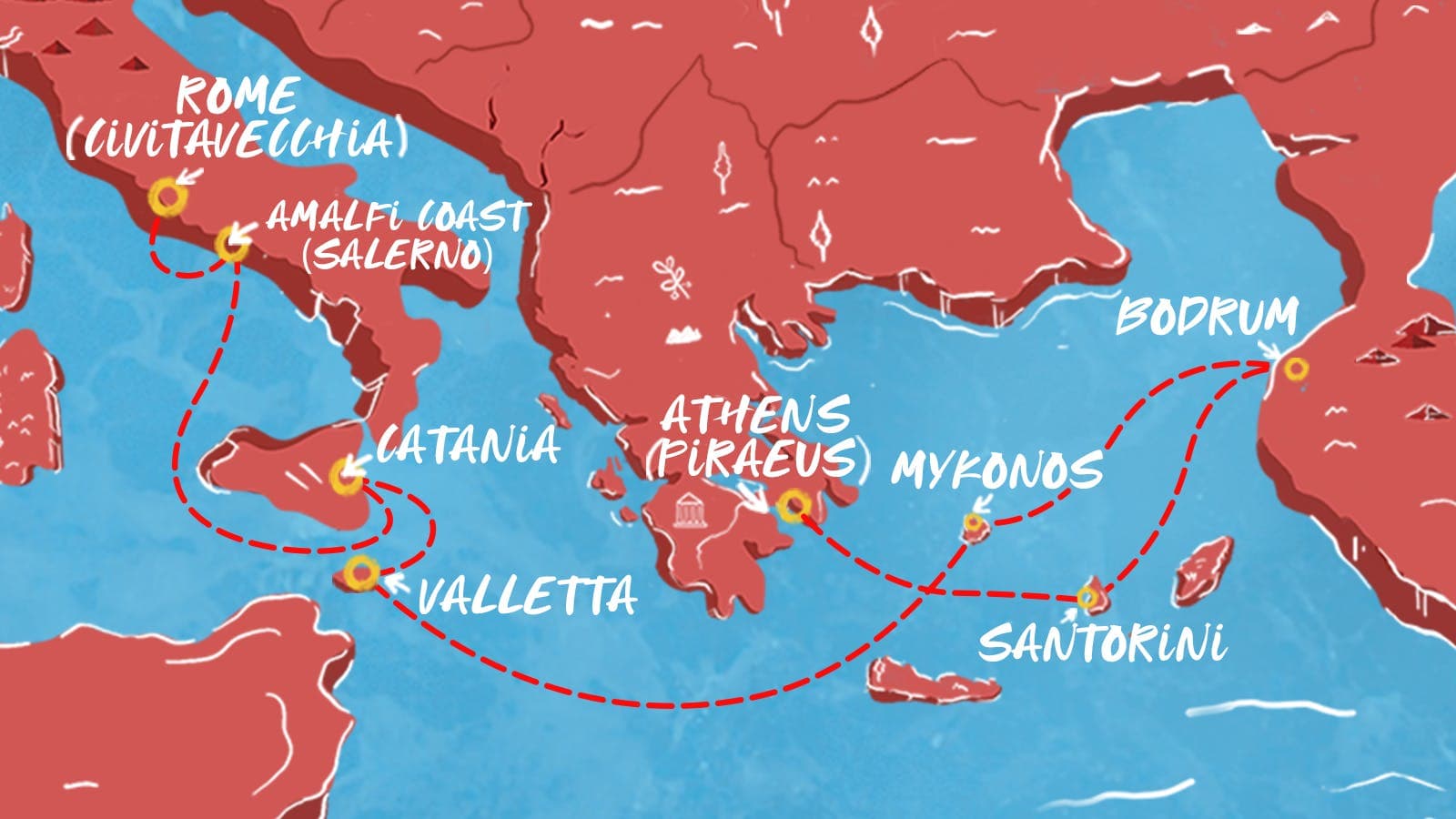 10 nights Mediterranean cruise on Scarlet Lady
from 🇬🇷 Piraeus to 🇮🇹 Civitavecchia