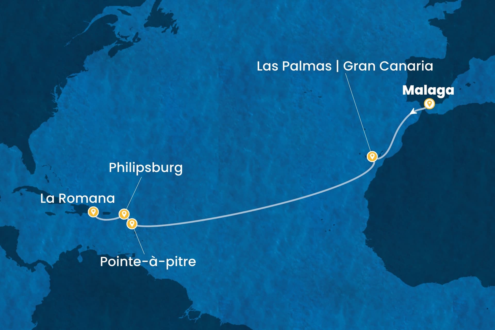 12 nights cruise on Costa Fascinosa
from 🇪🇸 Málaga to 🇩🇴 La Romana
