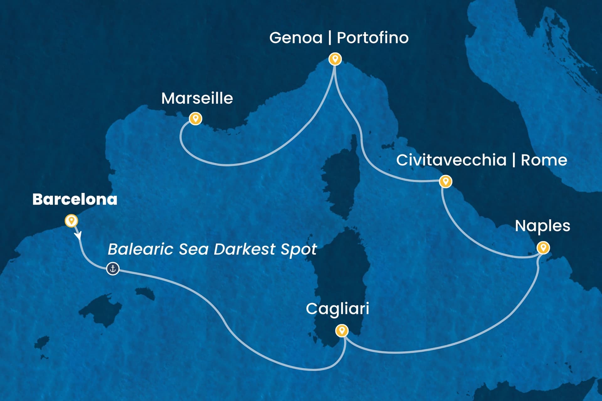 6 nights cruise on Costa Toscana
from ๐ช๐ธ Barcelona to ๐ซ๐ท Marseille