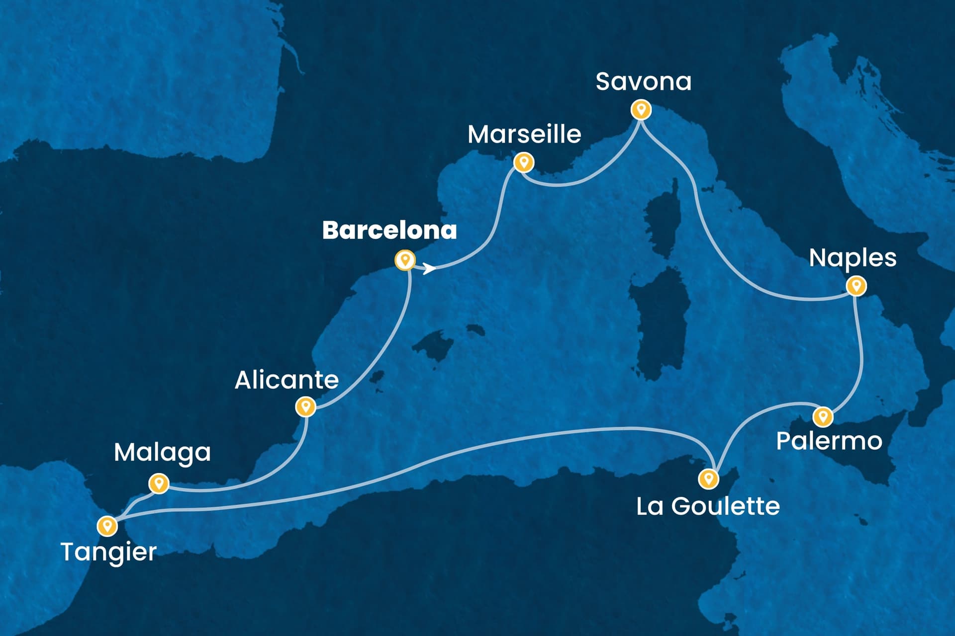 11 nights cruise on Costa Pacifica
from ๐ช๐ธ Barcelona