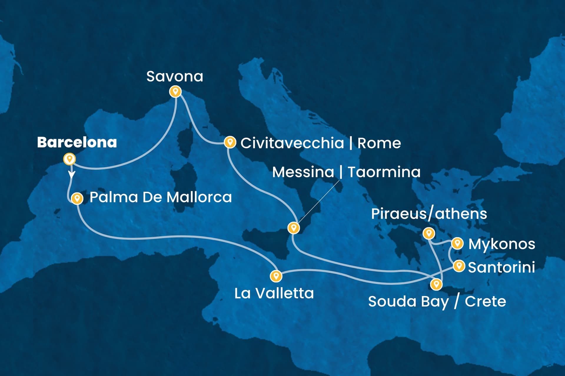 14 nights cruise on Costa Fascinosa
from ๐ช๐ธ Barcelona