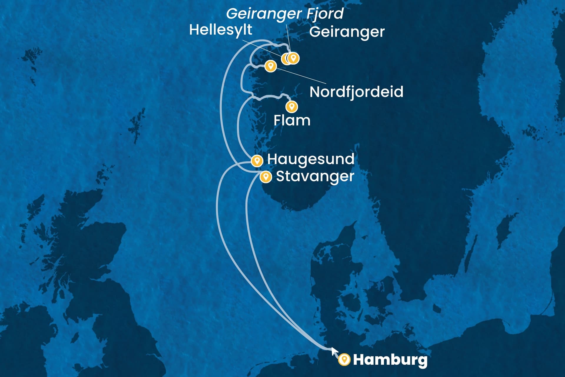 8 nights North European cruise on Costa Favolosa
from ๐ฉ๐ช Hamburg