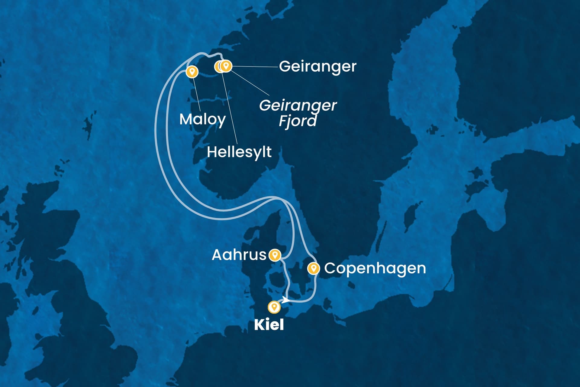 7 nights North European cruise on Costa Diadema
from ๐ฉ๐ช Kiel