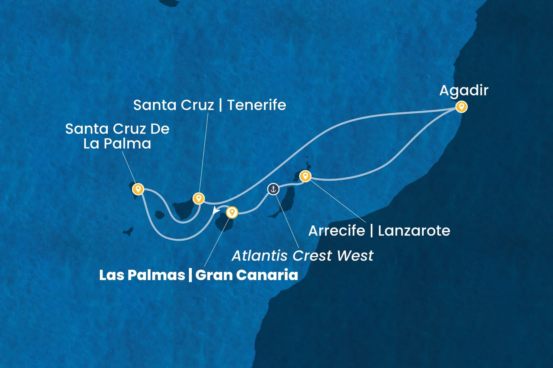 7 nights Mediterranean cruise on Costa Smeralda
from ๐ช๐ธ Las Palmas