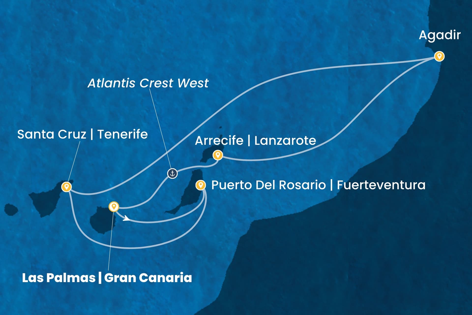 7 nights Mediterranean cruise on Costa Smeralda
from ๐ช๐ธ Las Palmas