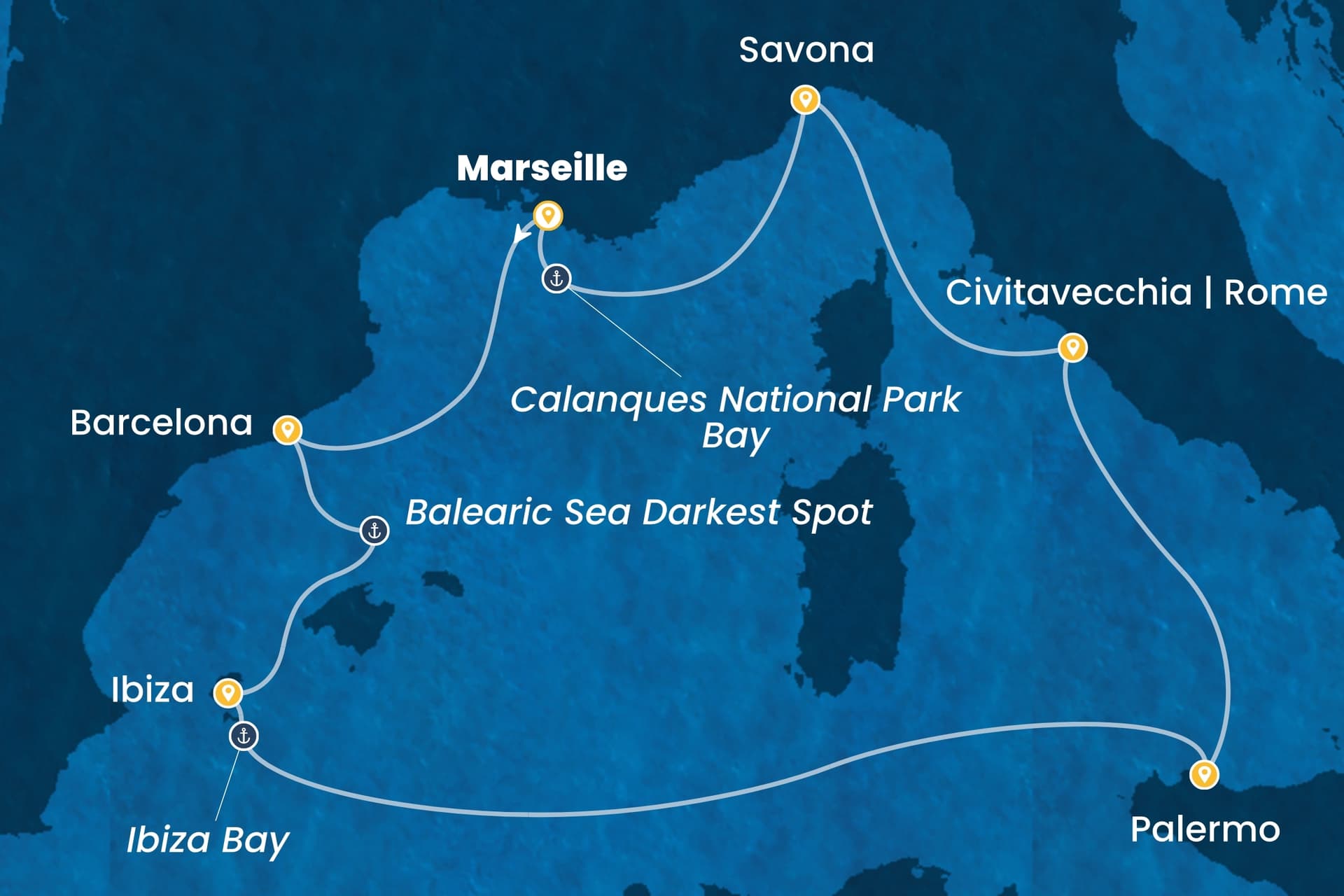 7 nights cruise on Costa Smeralda
from ๐ซ๐ท Marseille