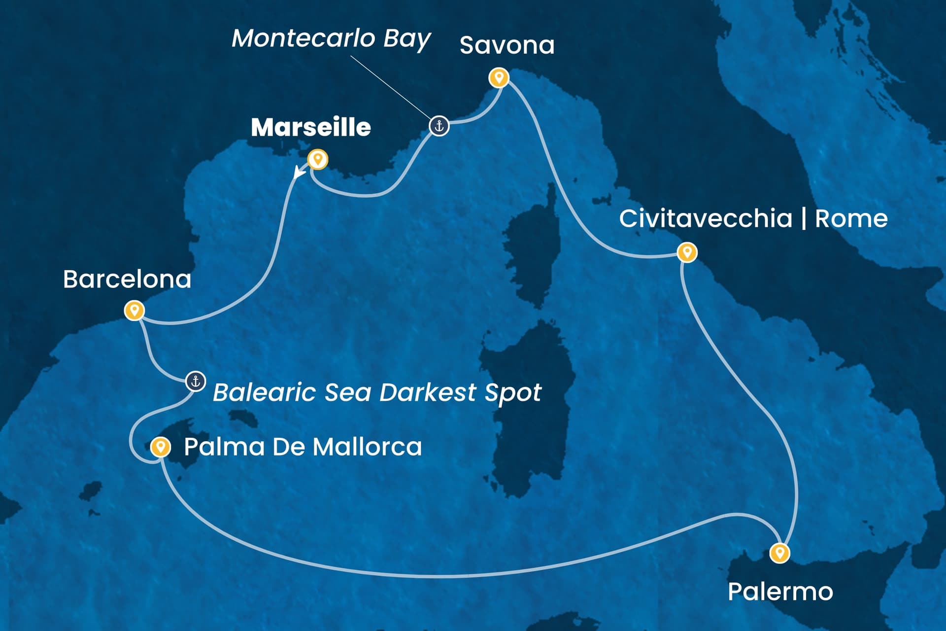 7 nights cruise on Costa Toscana
from ๐ซ๐ท Marseille