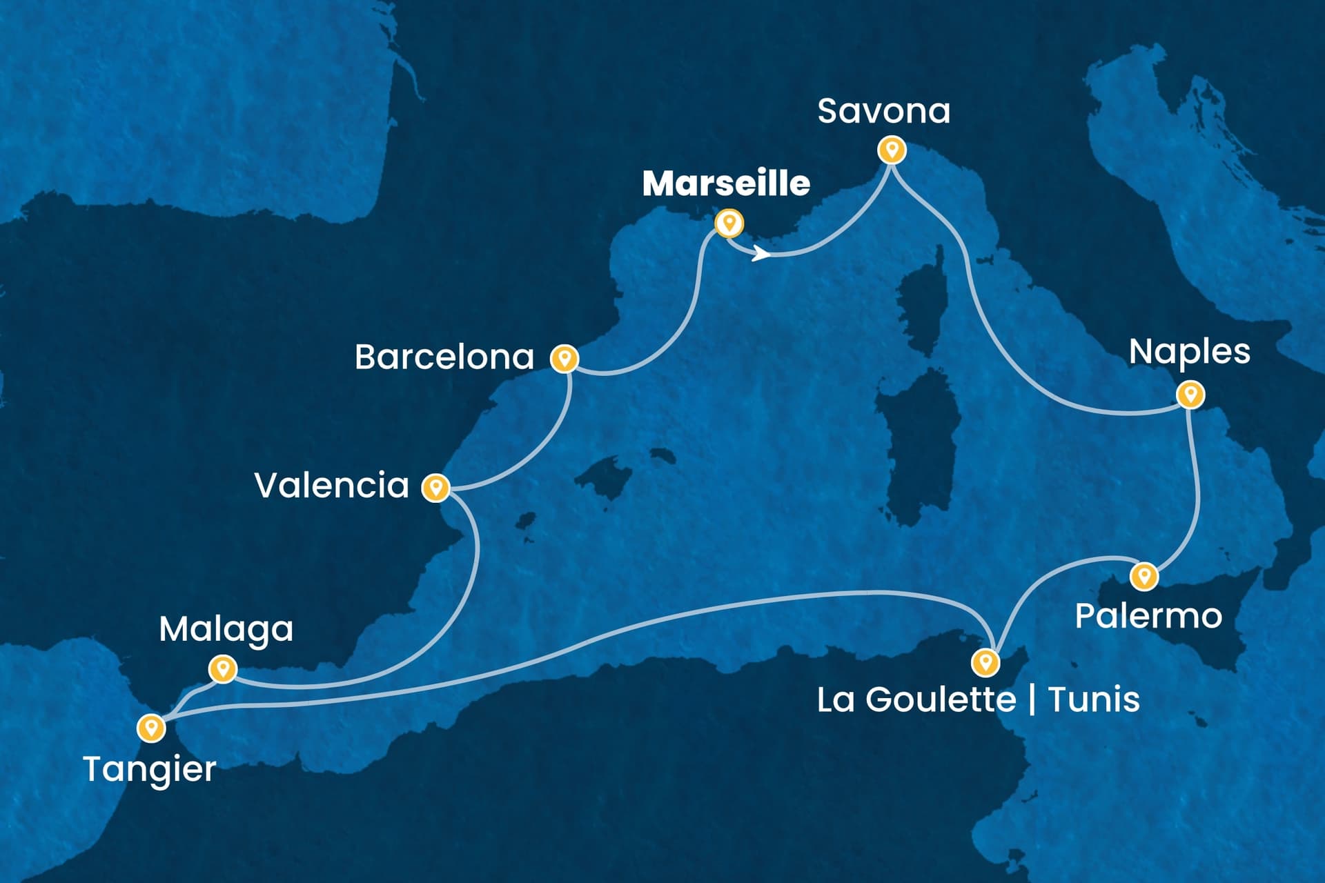 11 nights cruise on Costa Pacifica
from ๐ซ๐ท Marseille