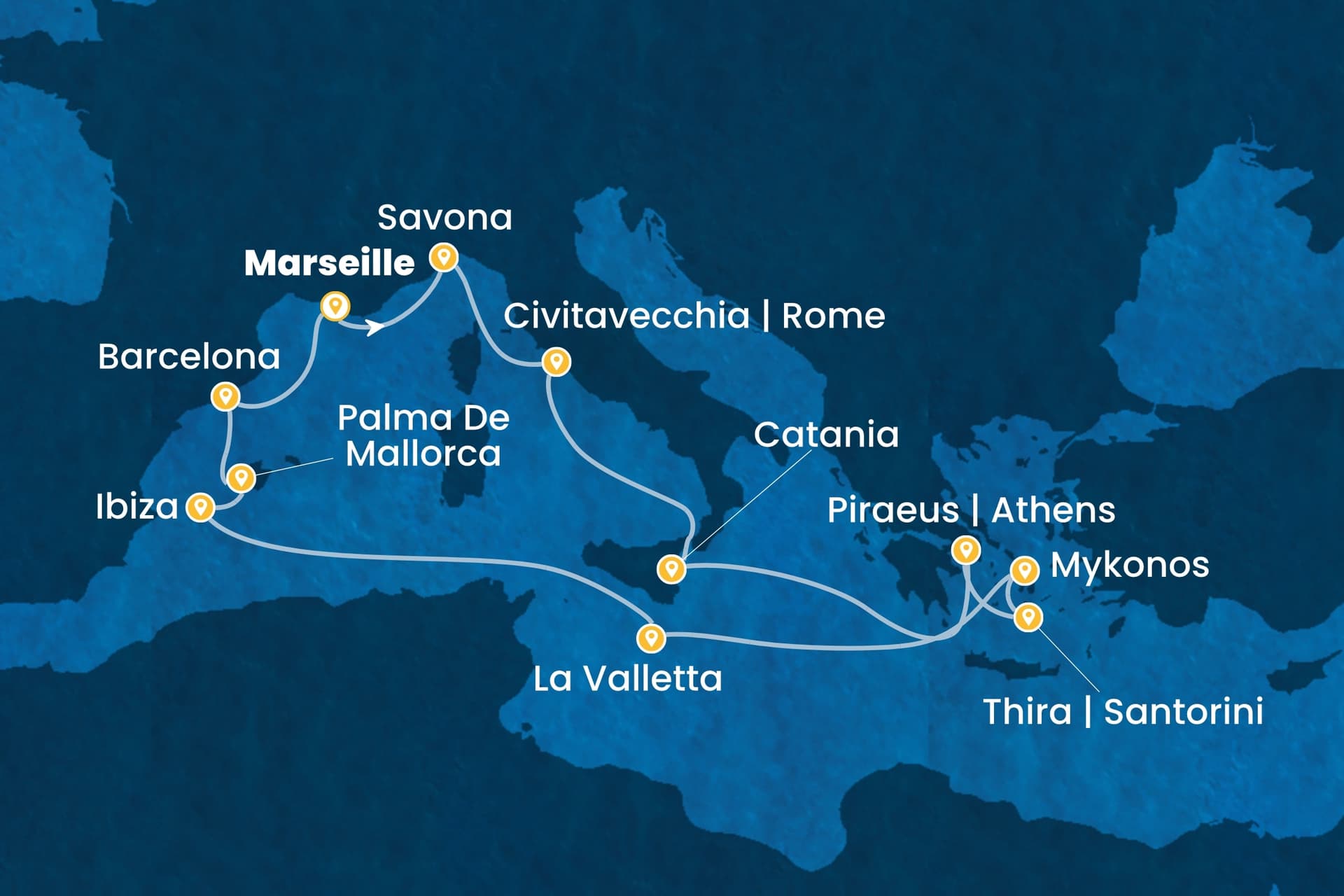 14 nights cruise on Costa Serena
from 🇫🇷 Marseille