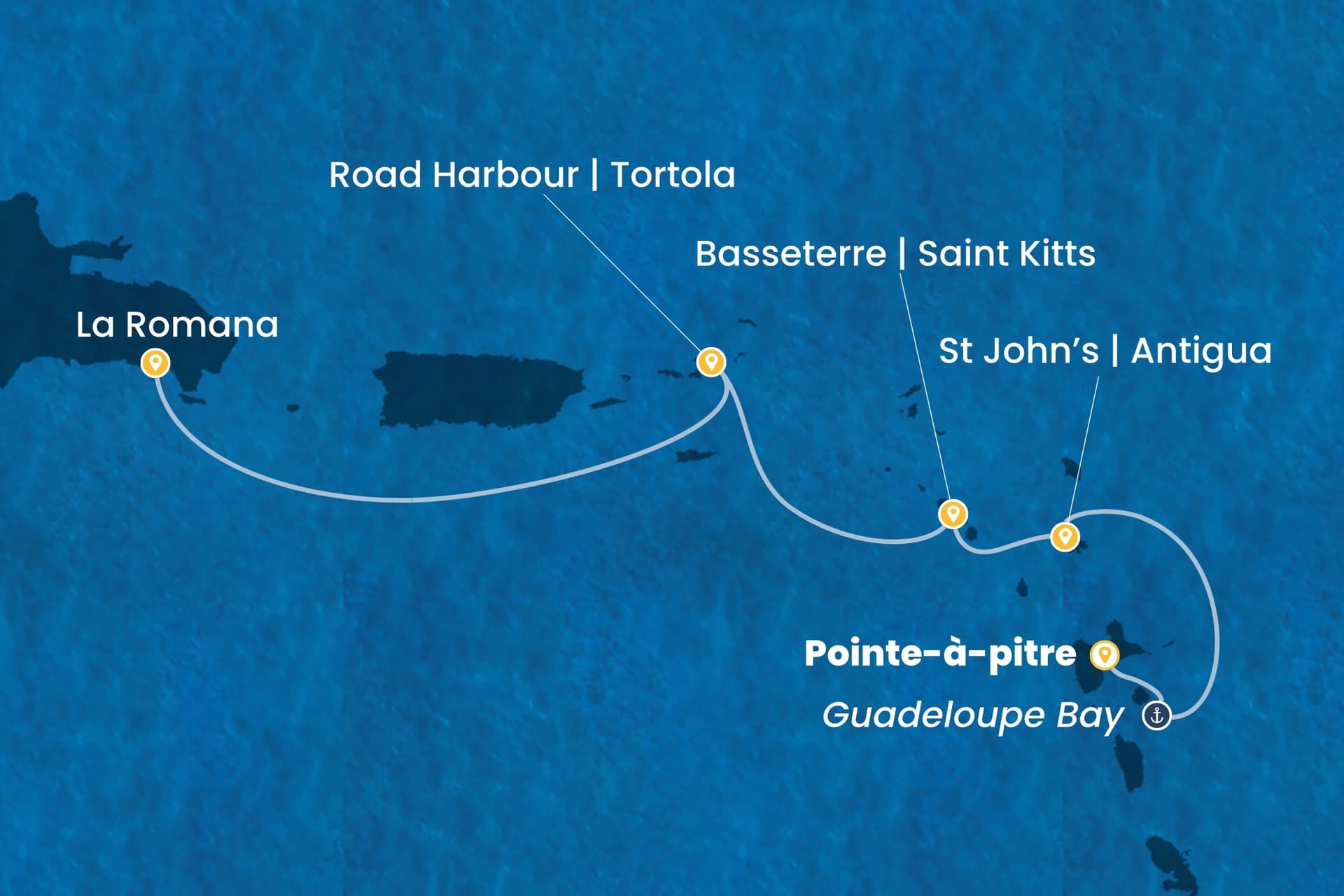 4 nights Caribbean cruise on Costa Fascinosa
from ๐ฌ๐ต Pointe-ร -Pitre to ๐ฉ๐ด La Romana