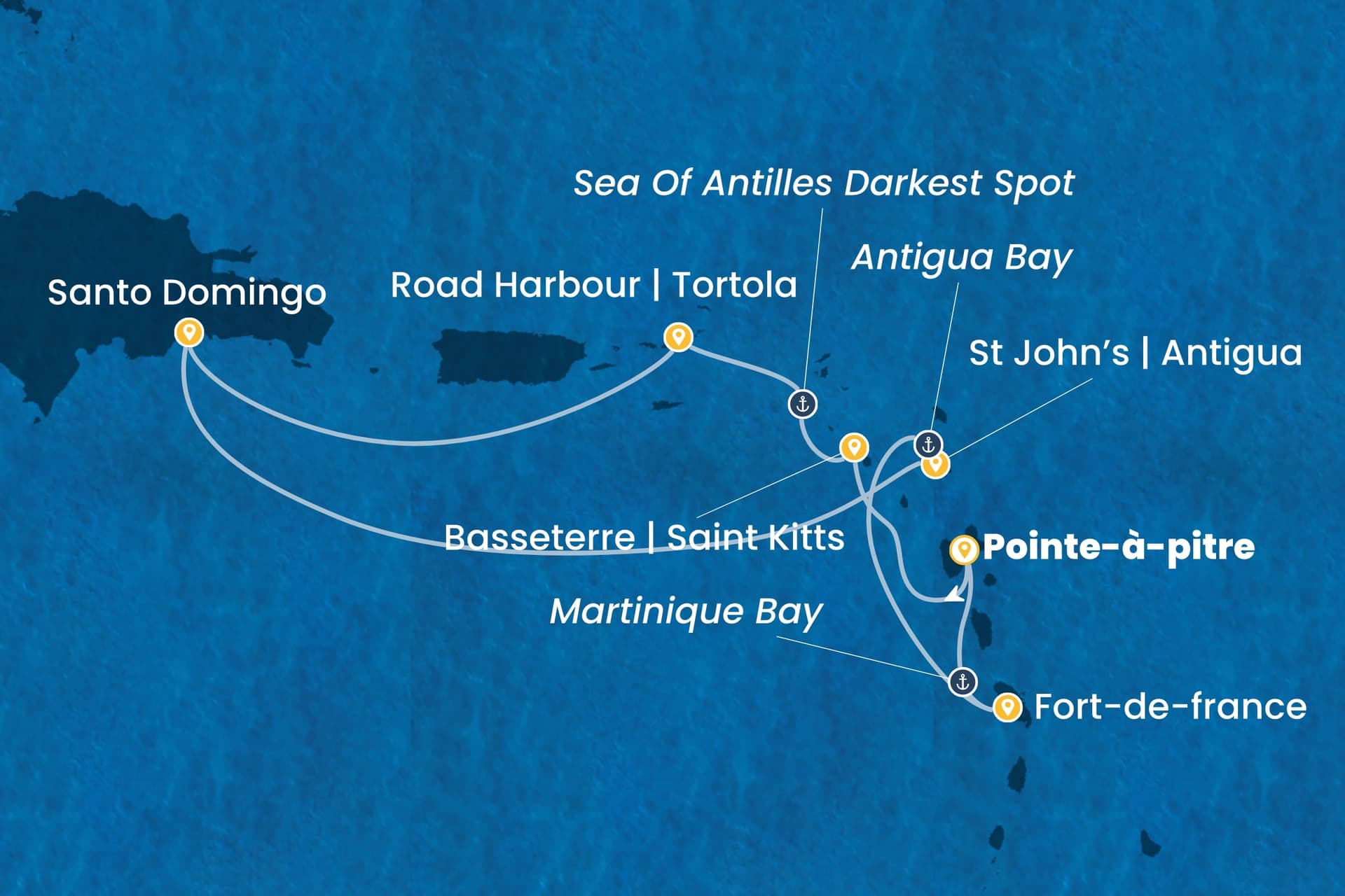 7 nights Caribbean cruise on Costa Favolosa
from ๐ฌ๐ต Pointe a Pitre