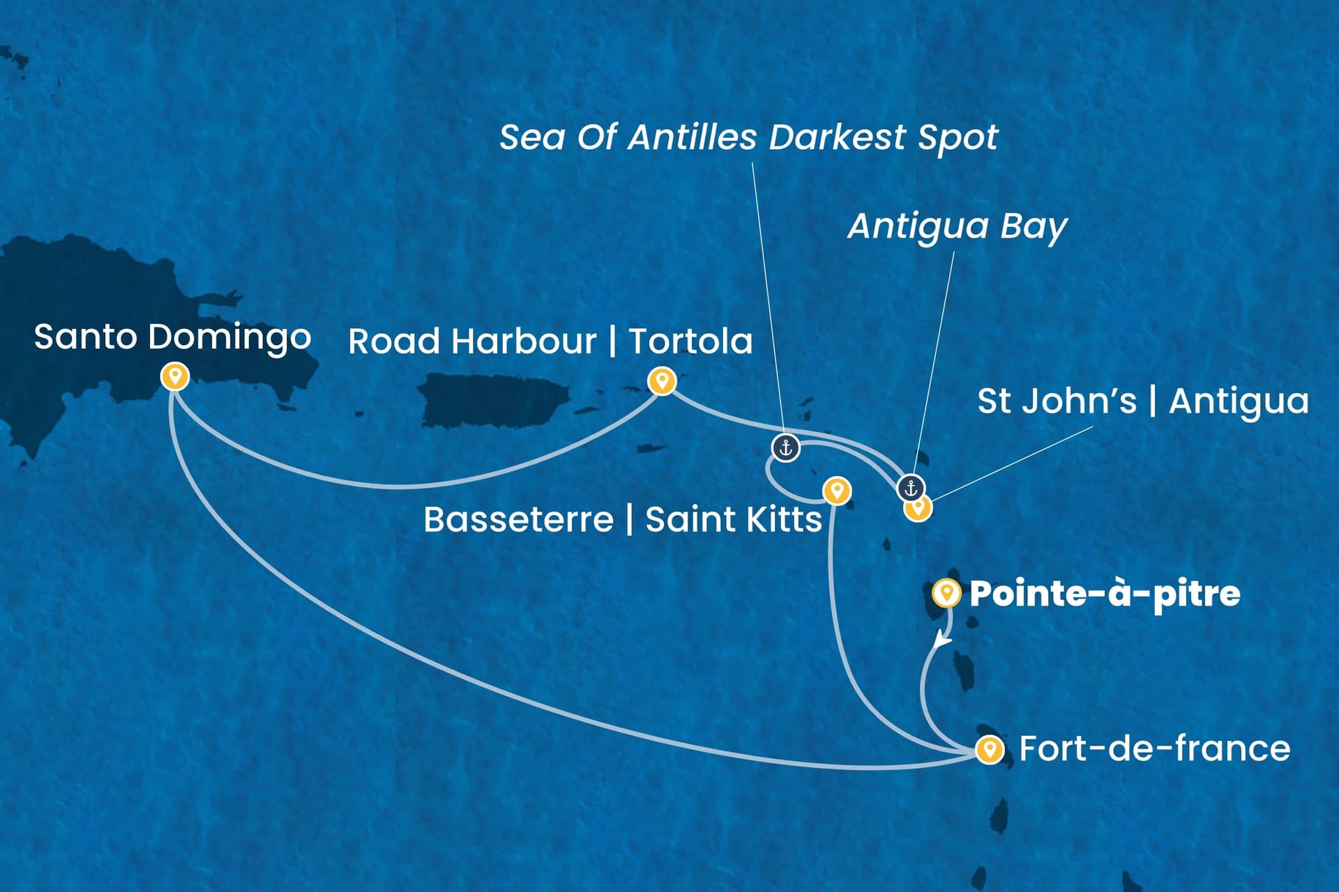 7 nights Caribbean cruise on Costa Favolosa
from ๐ฌ๐ต Pointe a Pitre to ๐ฒ๐ถ Fort-de-France
