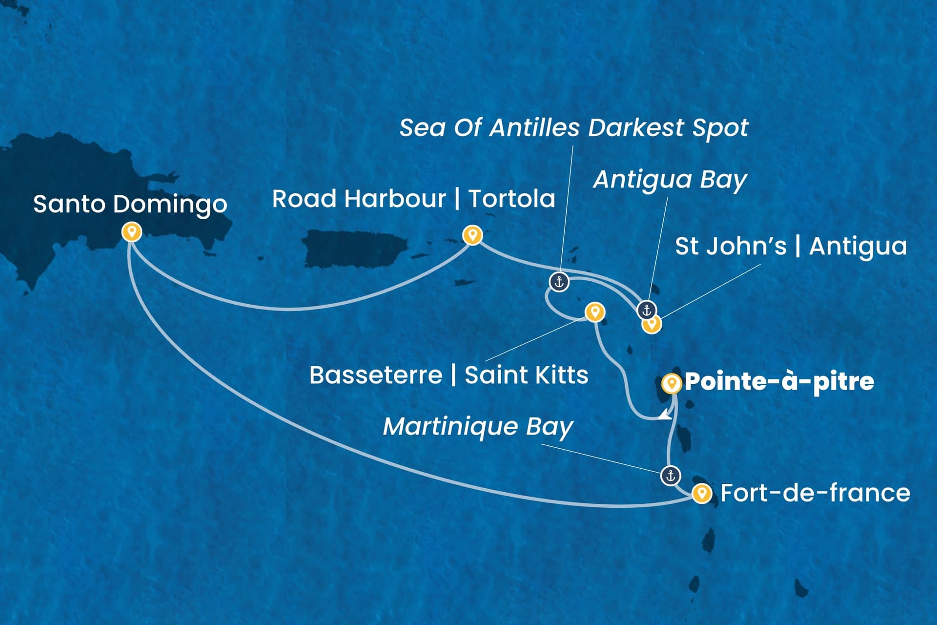 7 nights Caribbean cruise on Costa Favolosa
from ๐ฌ๐ต Pointe a Pitre