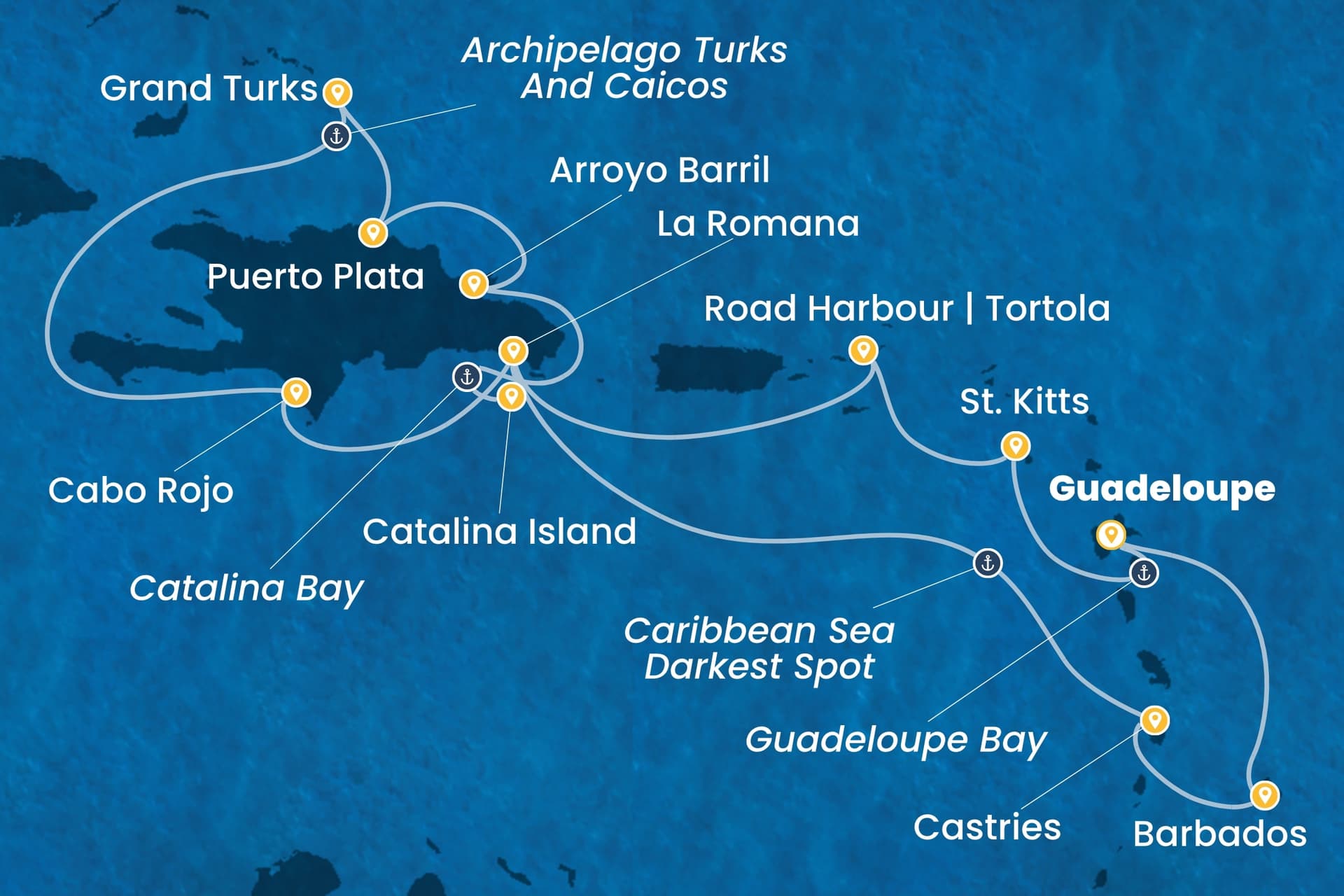 14 nights Caribbean cruise on Costa Fascinosa
from ๐ฌ๐ต Pointe a Pitre