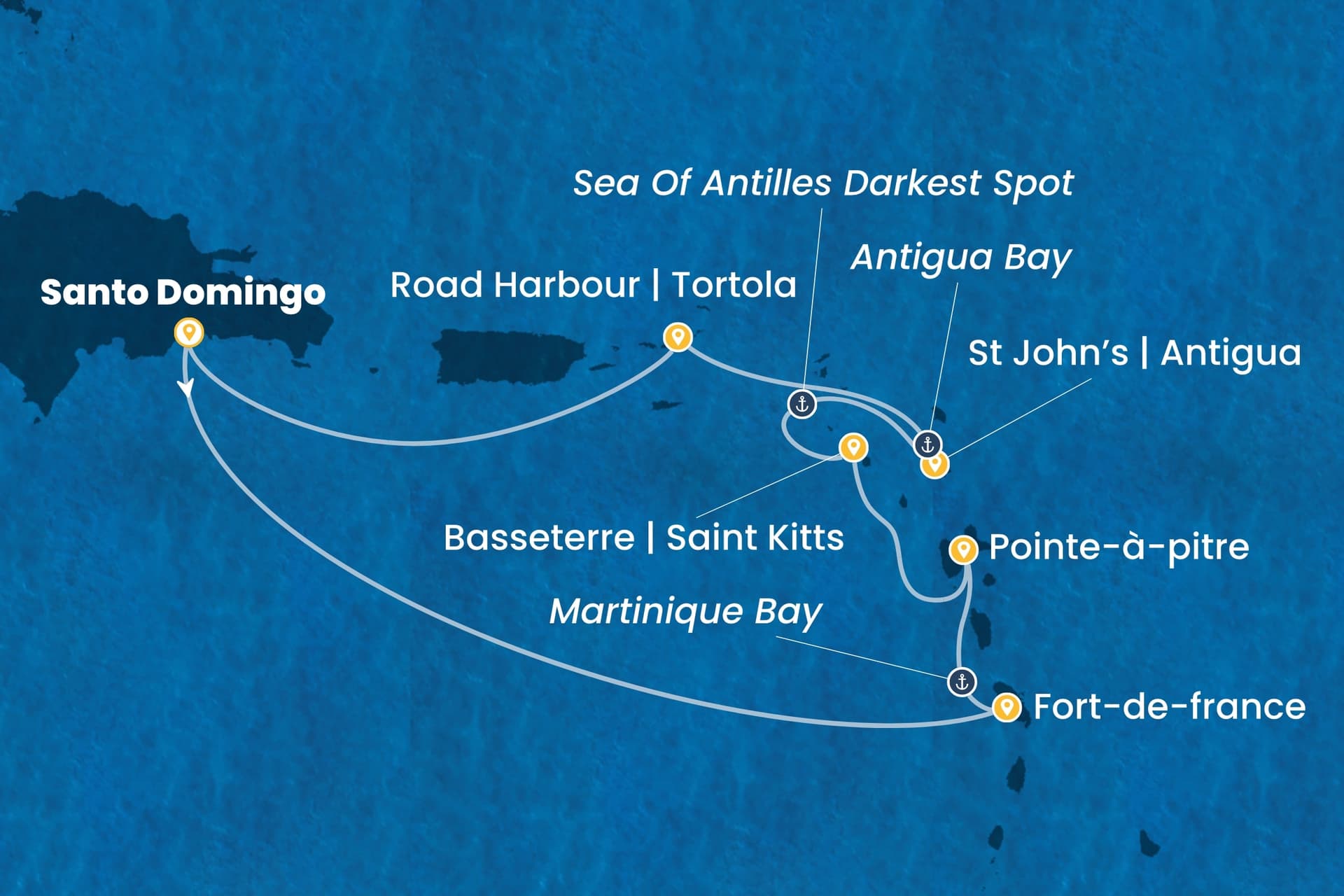 7 nights Caribbean cruise on Costa Favolosa
from ๐ฉ๐ด Santo Domingo