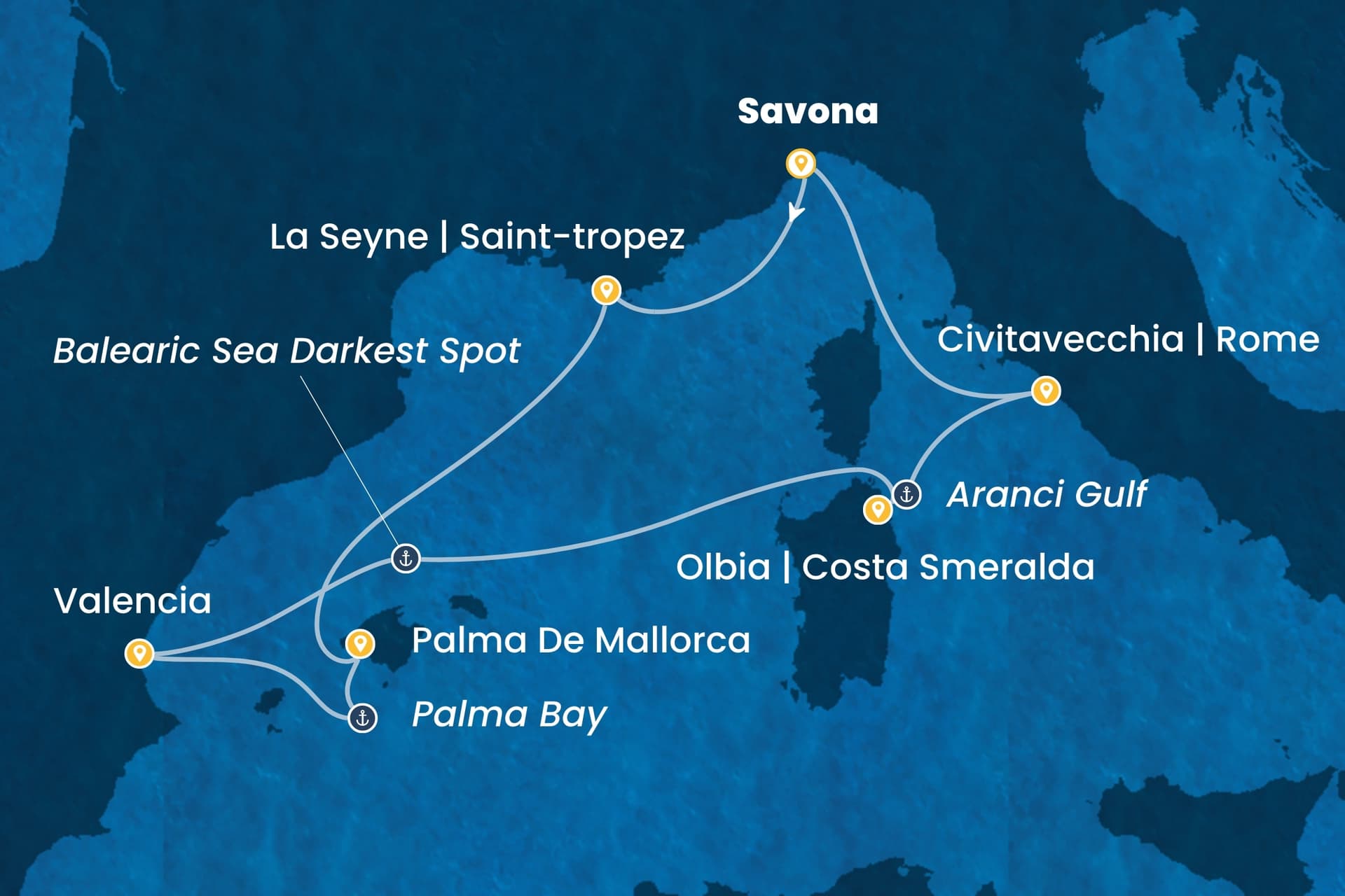 7 nights cruise on Costa Pacifica
from ๐ฎ๐น Savona