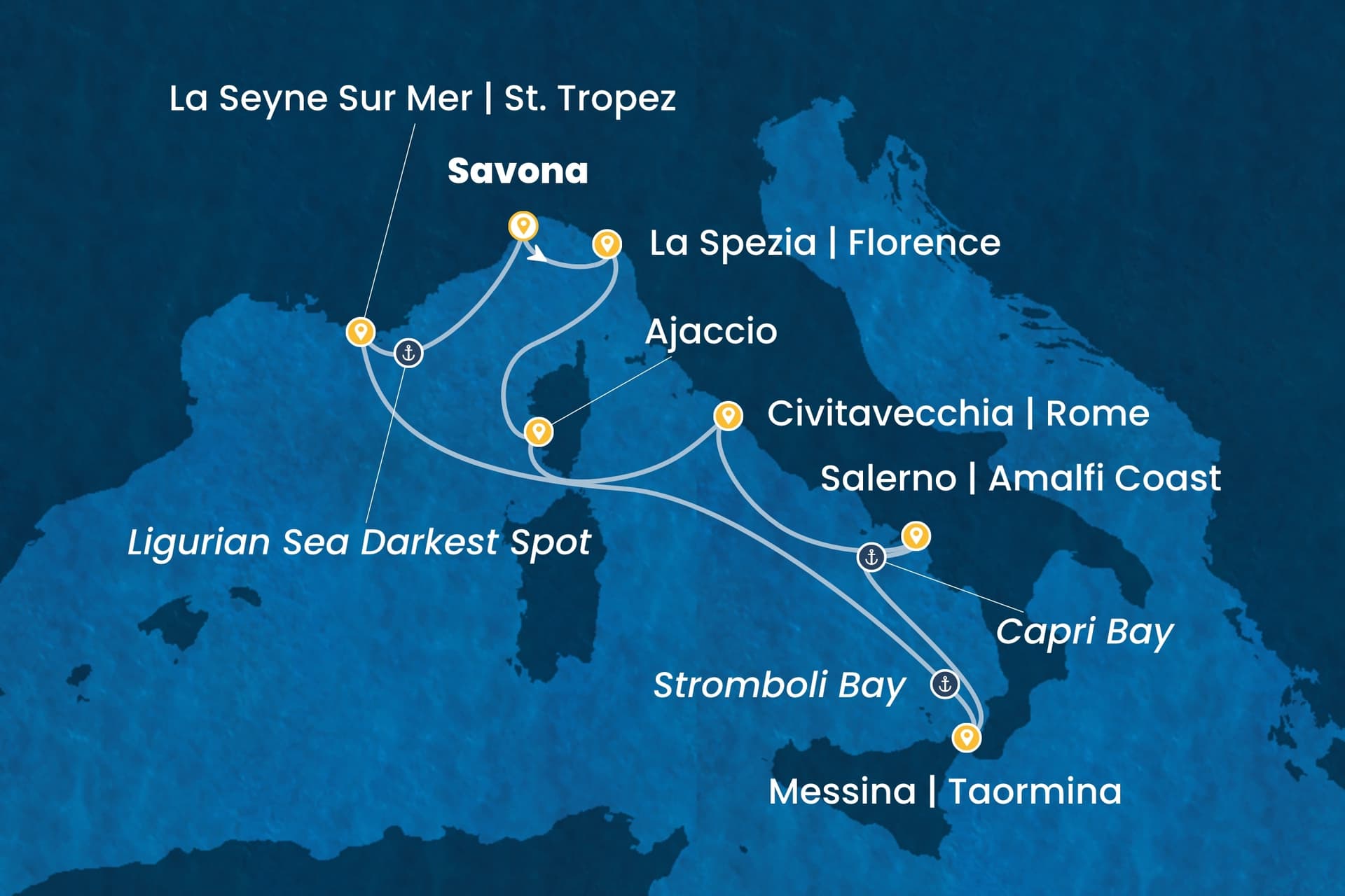 8 nights cruise on Costa Fascinosa
from ๐ฎ๐น Savona
