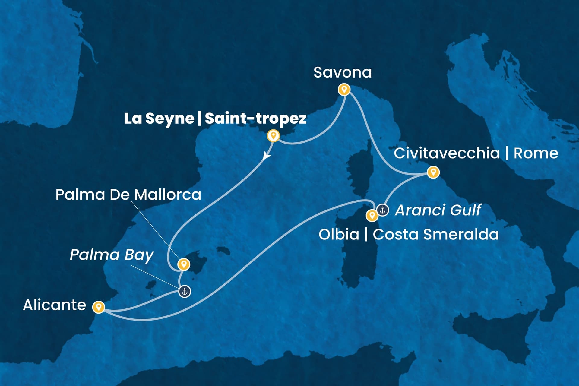 7 nights cruise on Costa Pacifica
from ๐ซ๐ท La Seyne-sur-Mer