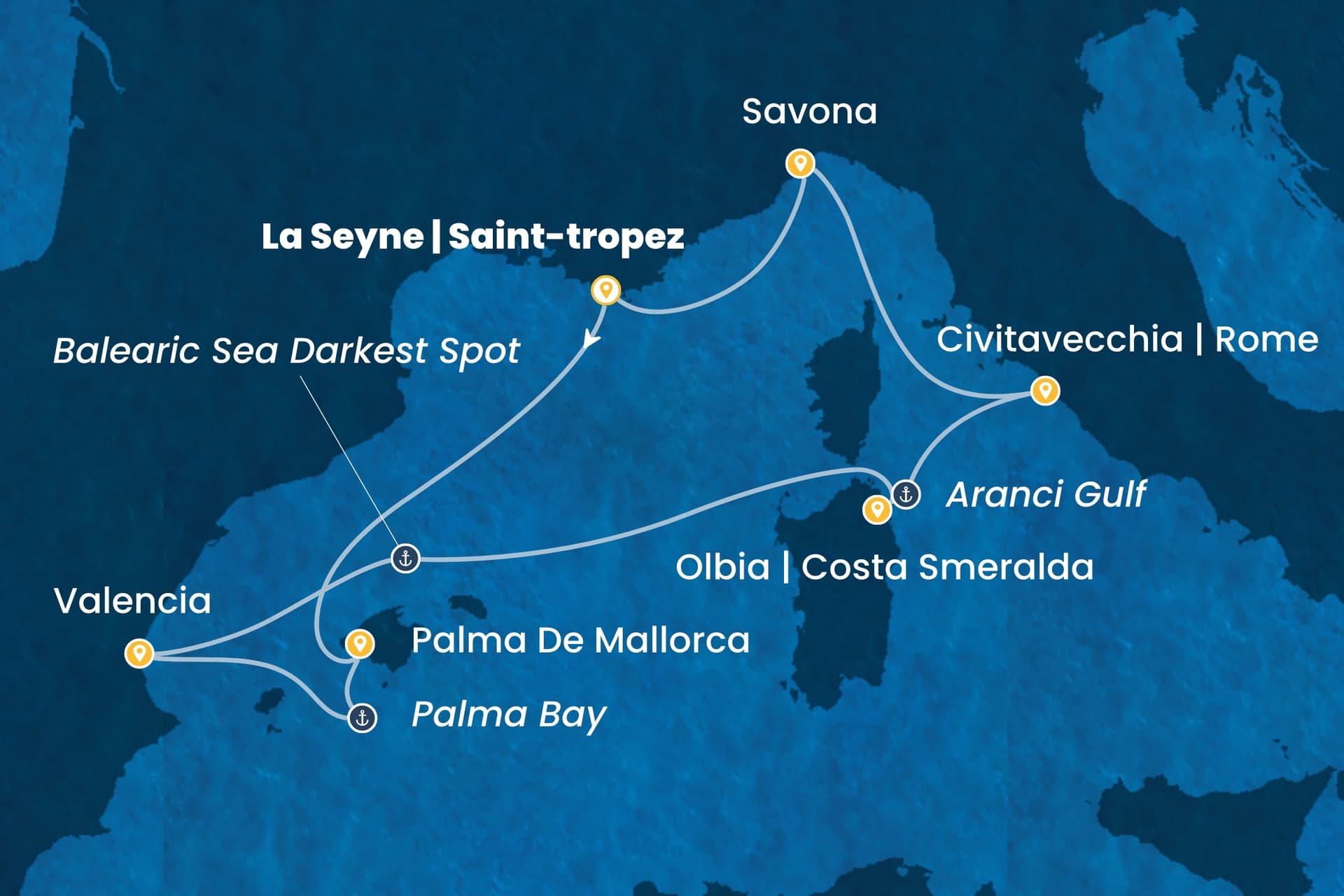 7 nights cruise on Costa Pacifica
from ๐ซ๐ท La Seyne-sur-Mer