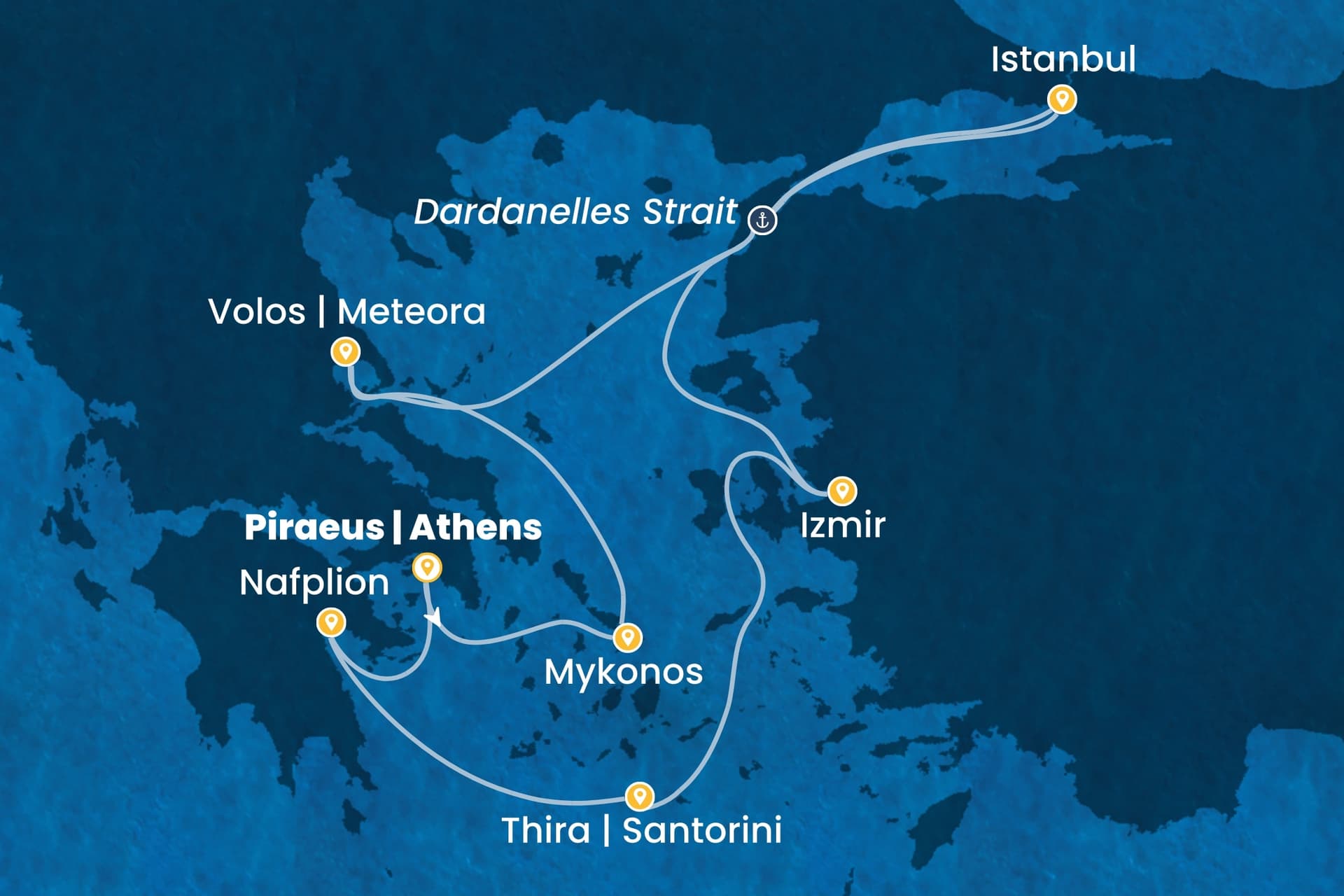 8 nights cruise on Costa Pacifica
from ๐ฌ๐ท Piraeus