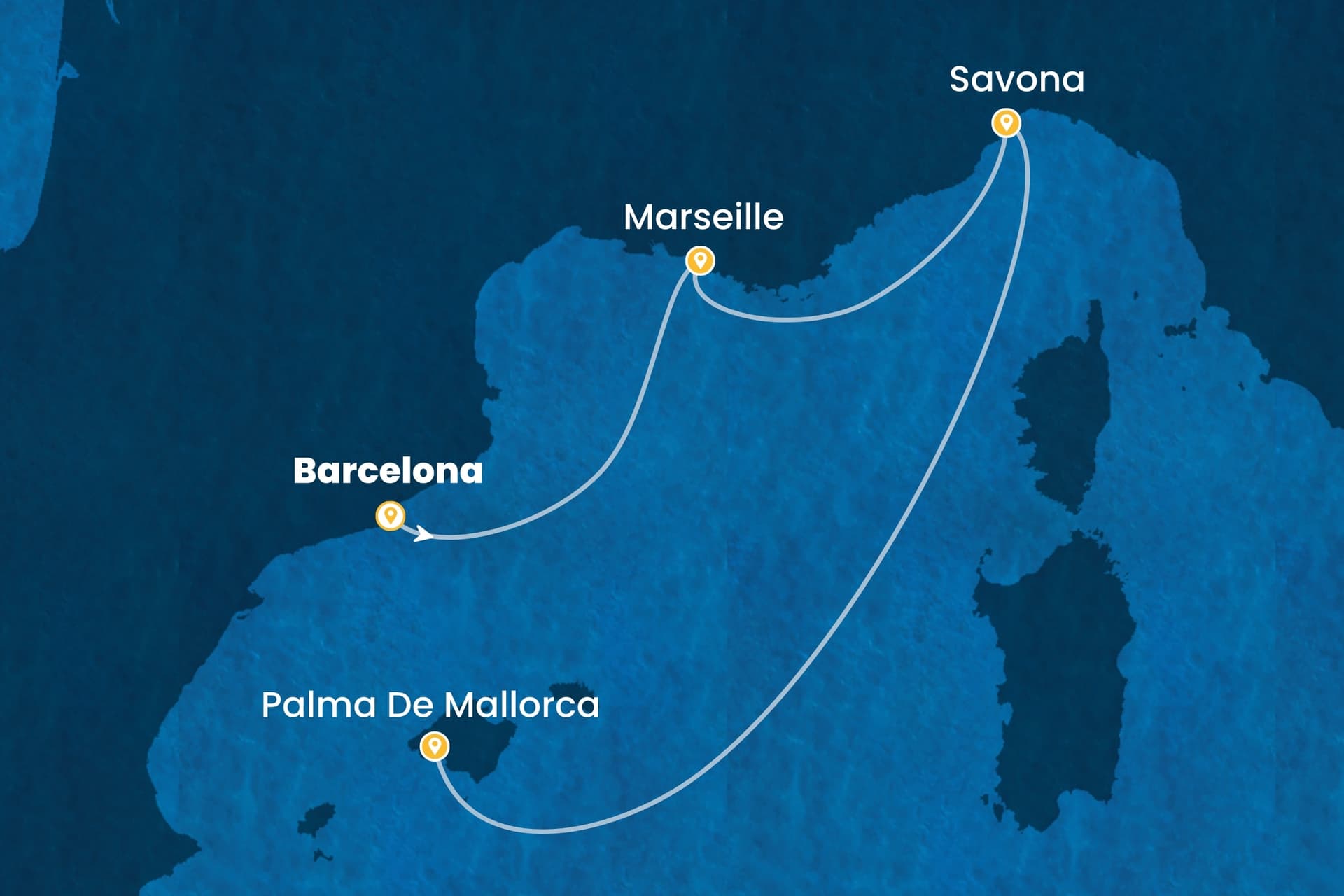 4 nights cruise on Costa Diadema
from ๐ช๐ธ Barcelona to ๐ช๐ธ Palma de Mallorca