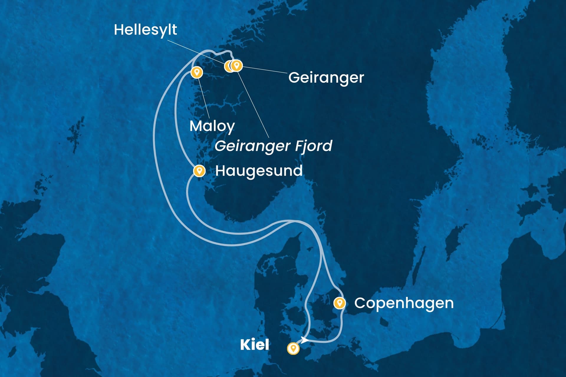 7 nights North European cruise on Costa Diadema
from ๐ฉ๐ช Kiel