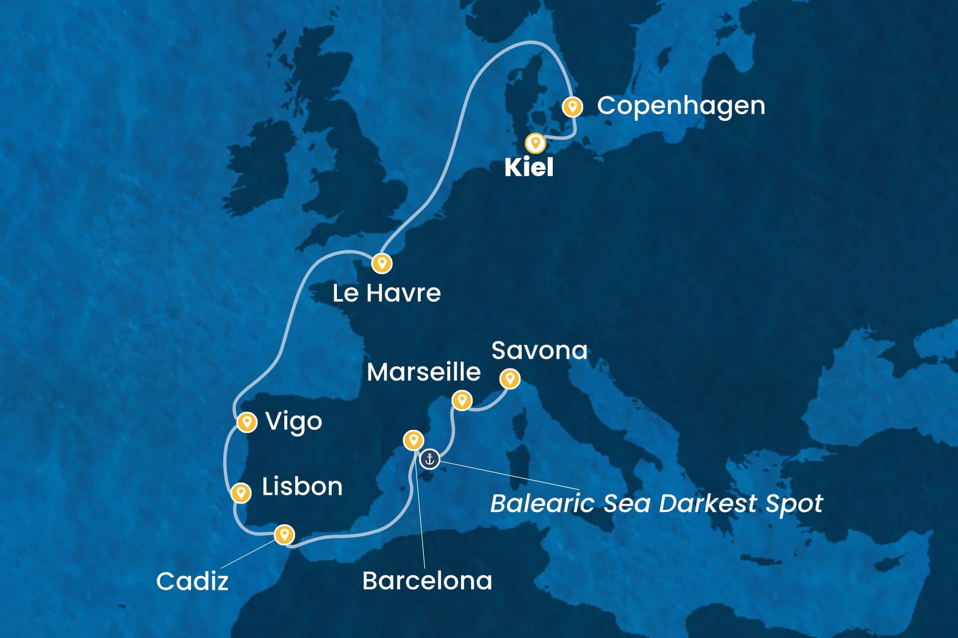 12 nights cruise on Costa Diadema
from ๐ฉ๐ช Kiel to ๐ฎ๐น Savona